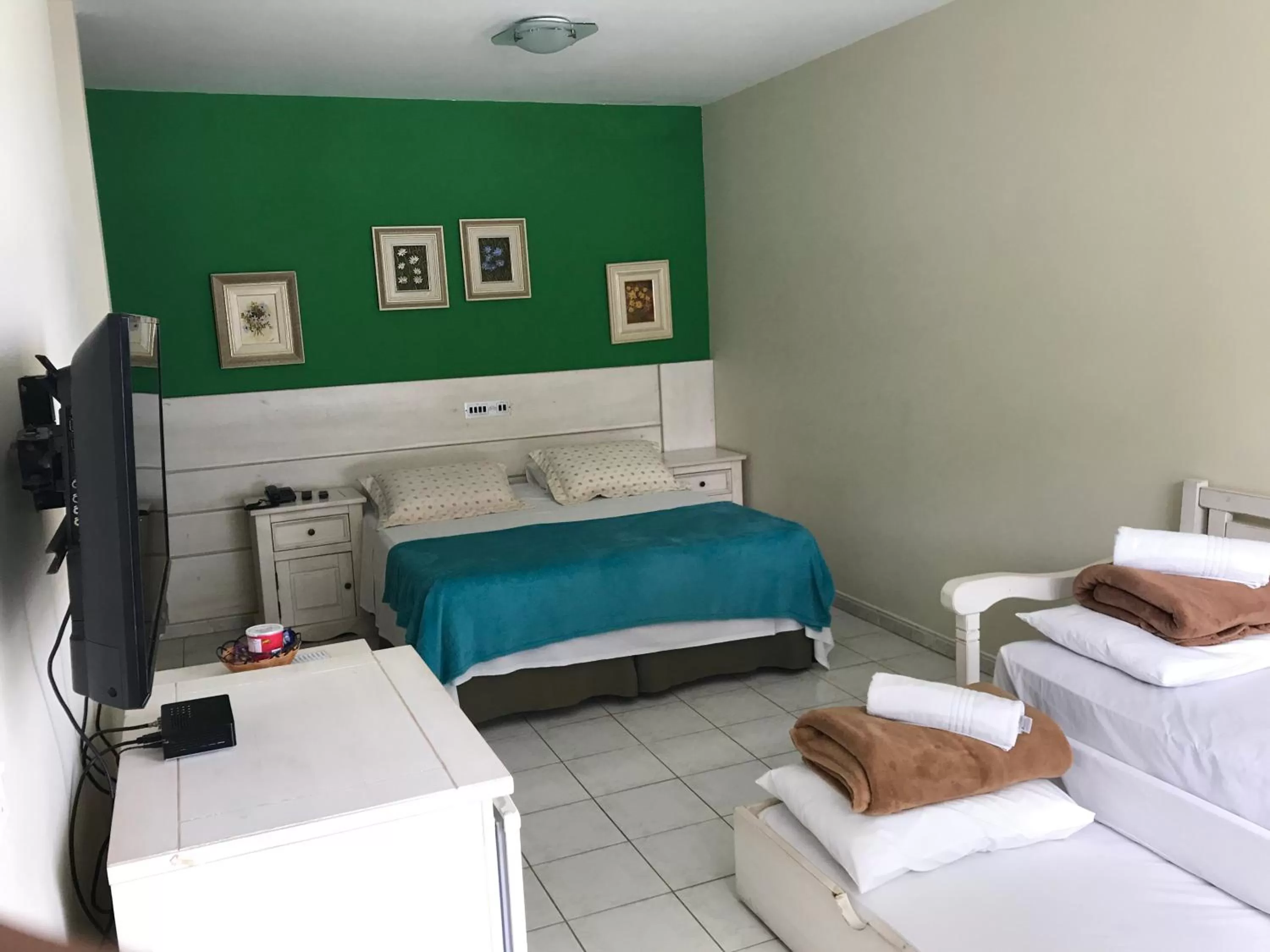 Bed in Pousada Vila Verde