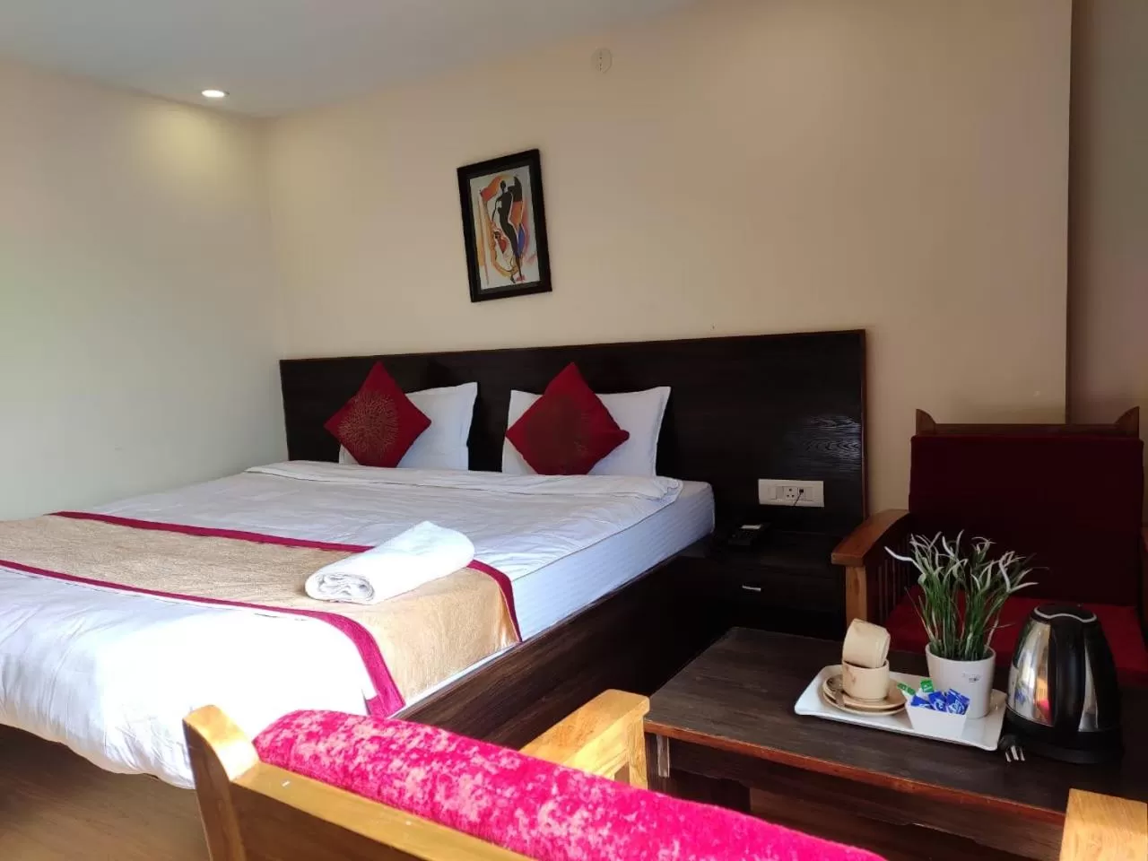 Bed in Hotel The Narayani Continental