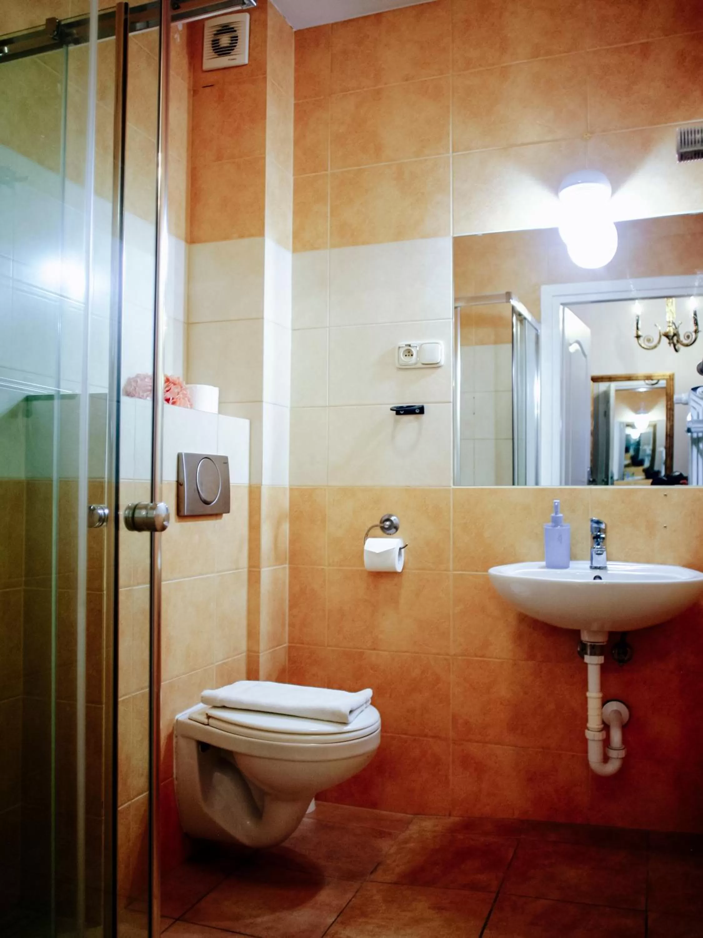 Toilet, Bathroom in Miodosytnia Aparthotel