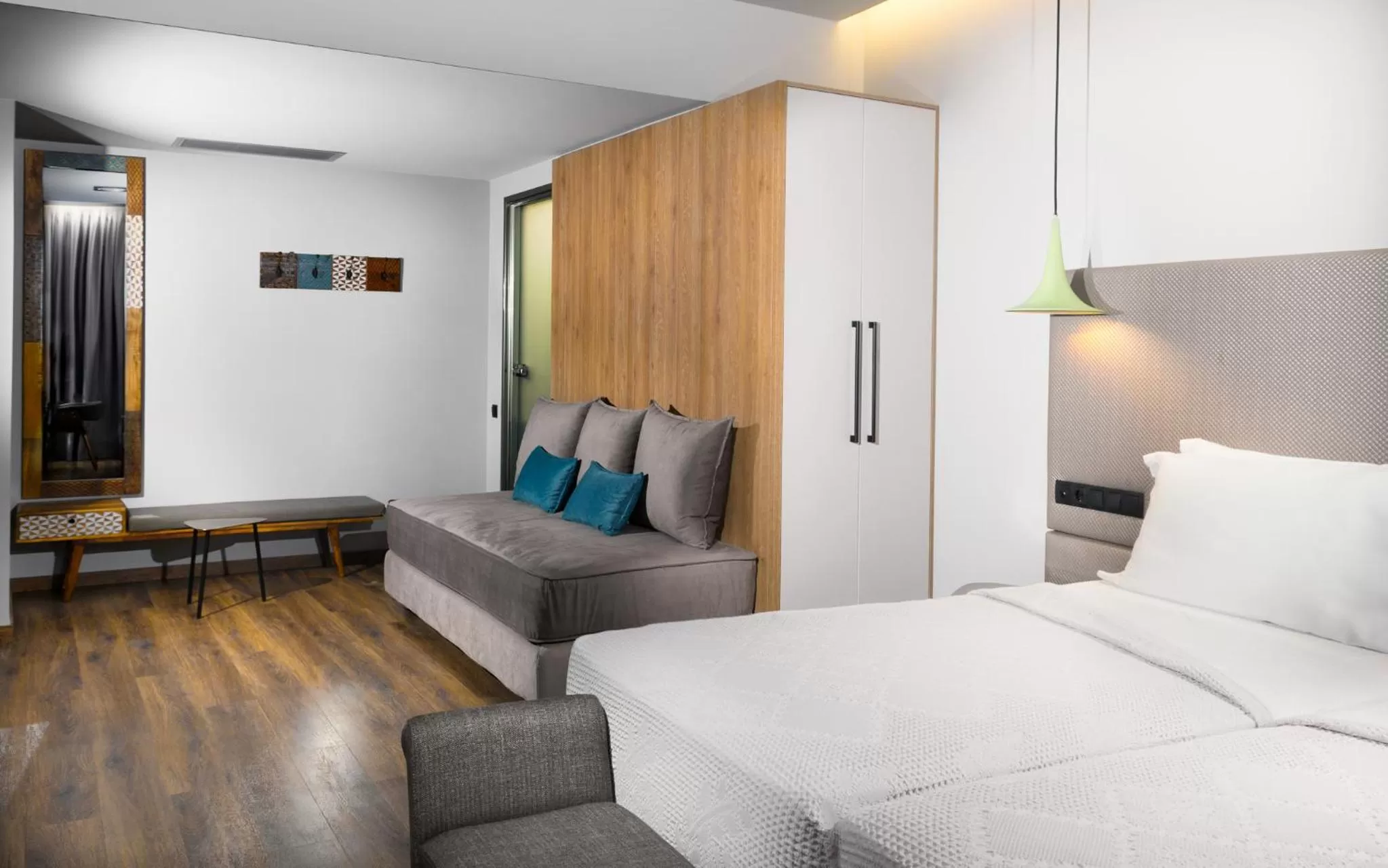 Bed in 360Degrees Pop Art Hotel