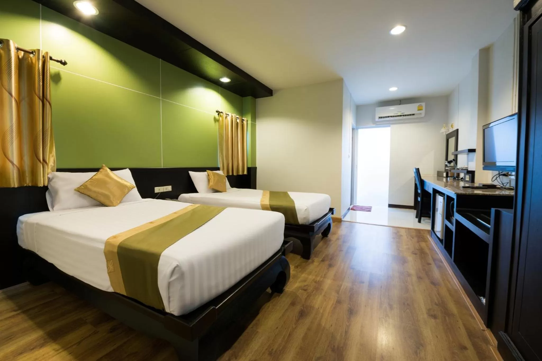 Bed in Diamond Park Inn Chiangrai & Resort