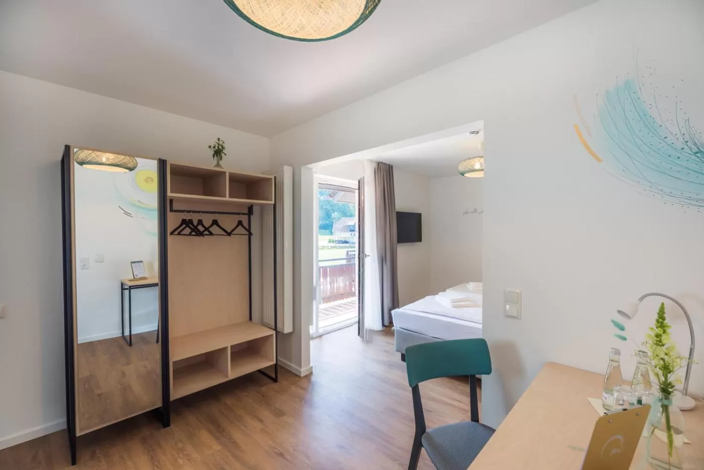 Photo of the whole room, Bed in Hotel & Restaurant Mühlenglück