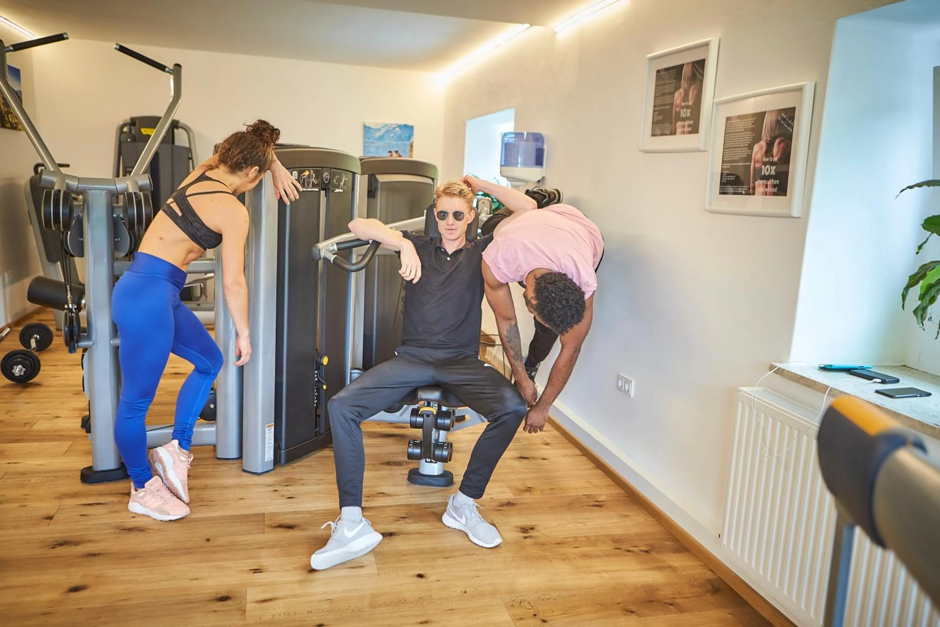 Fitness centre/facilities in Hotel Saalbacher Hof