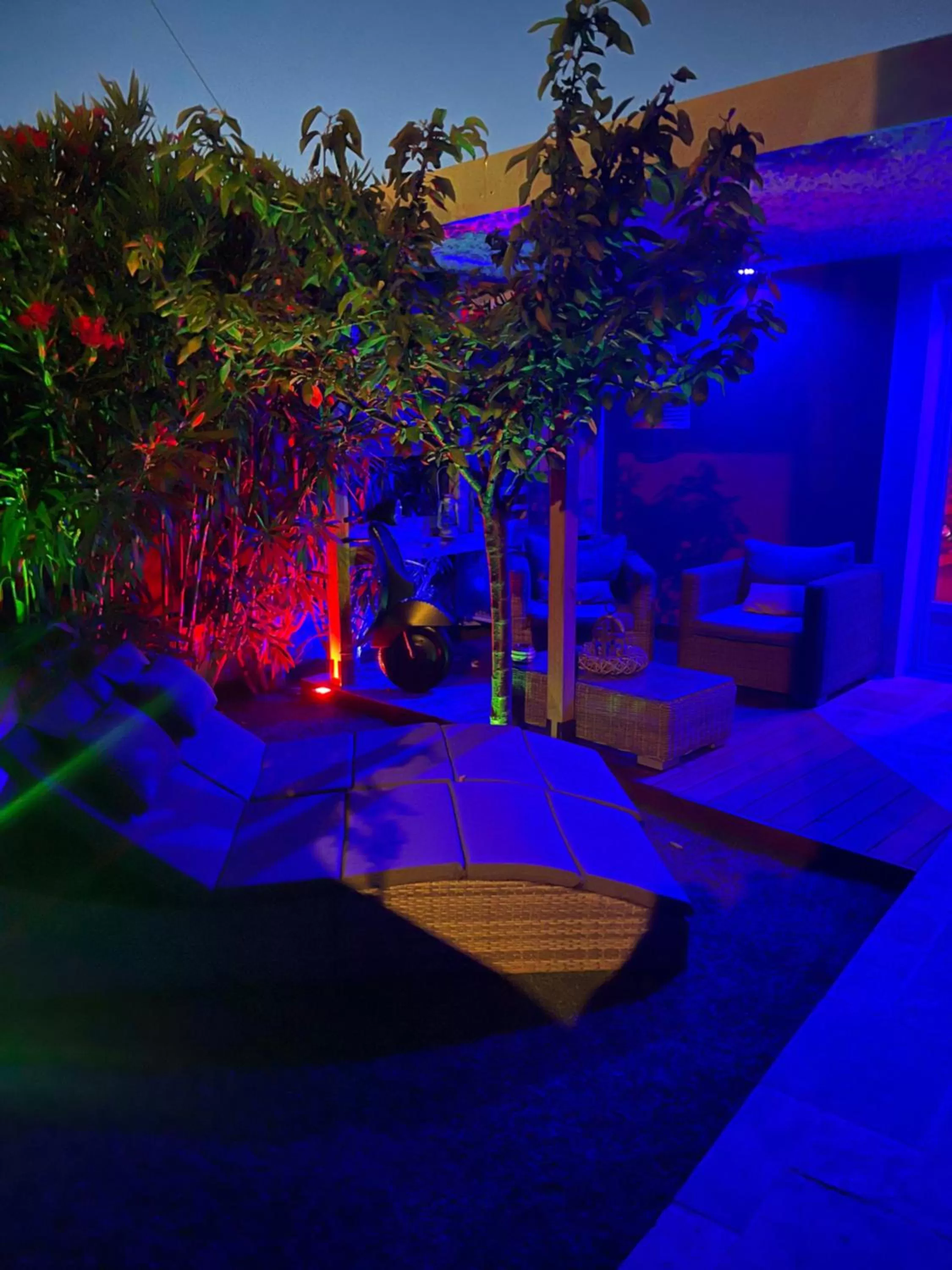 Patio in SUITE 785 Chambre d hôtes Jacuzzi Cave indépendante