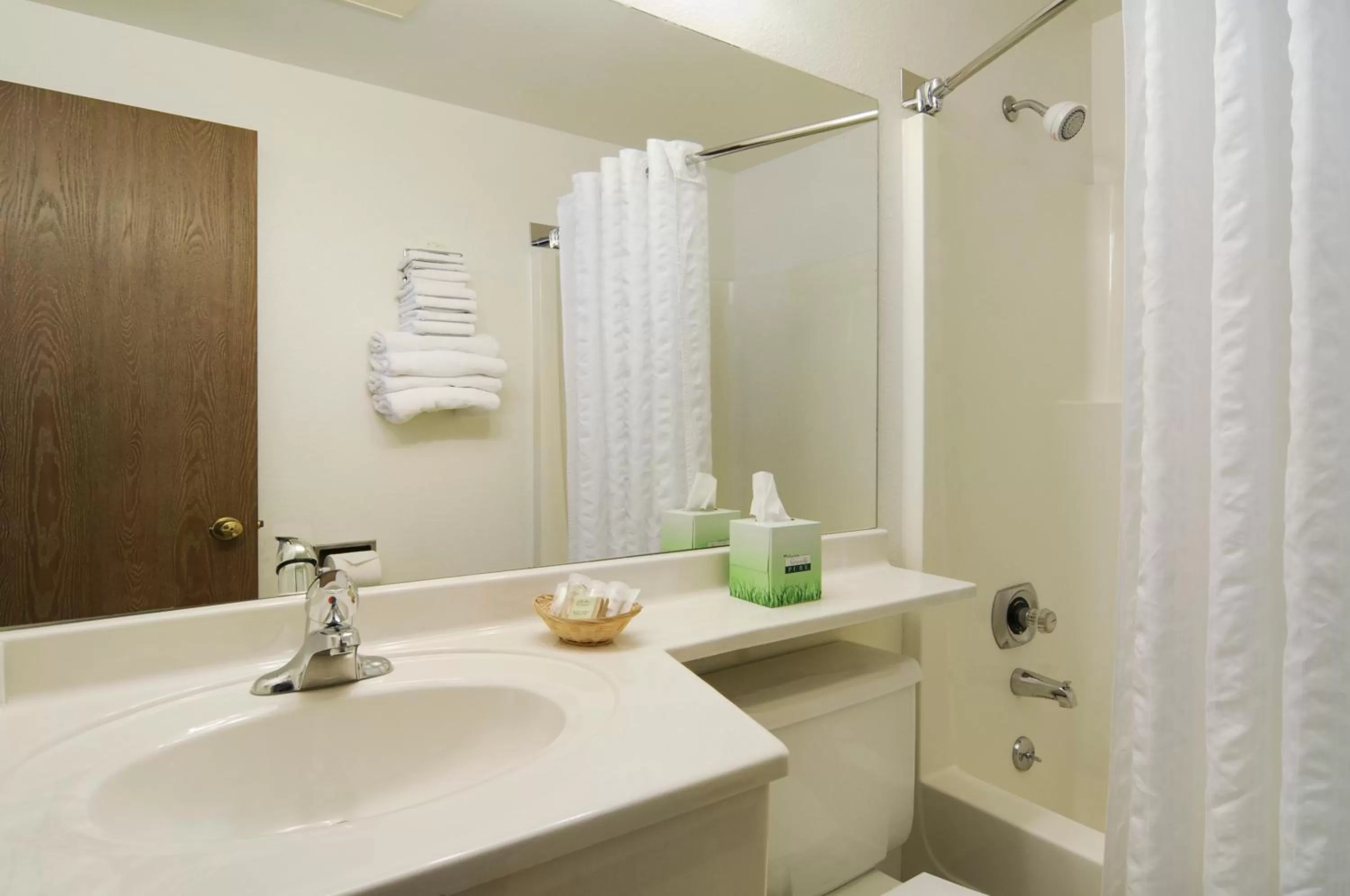 Bathroom in Super 8 by Wyndham Cody