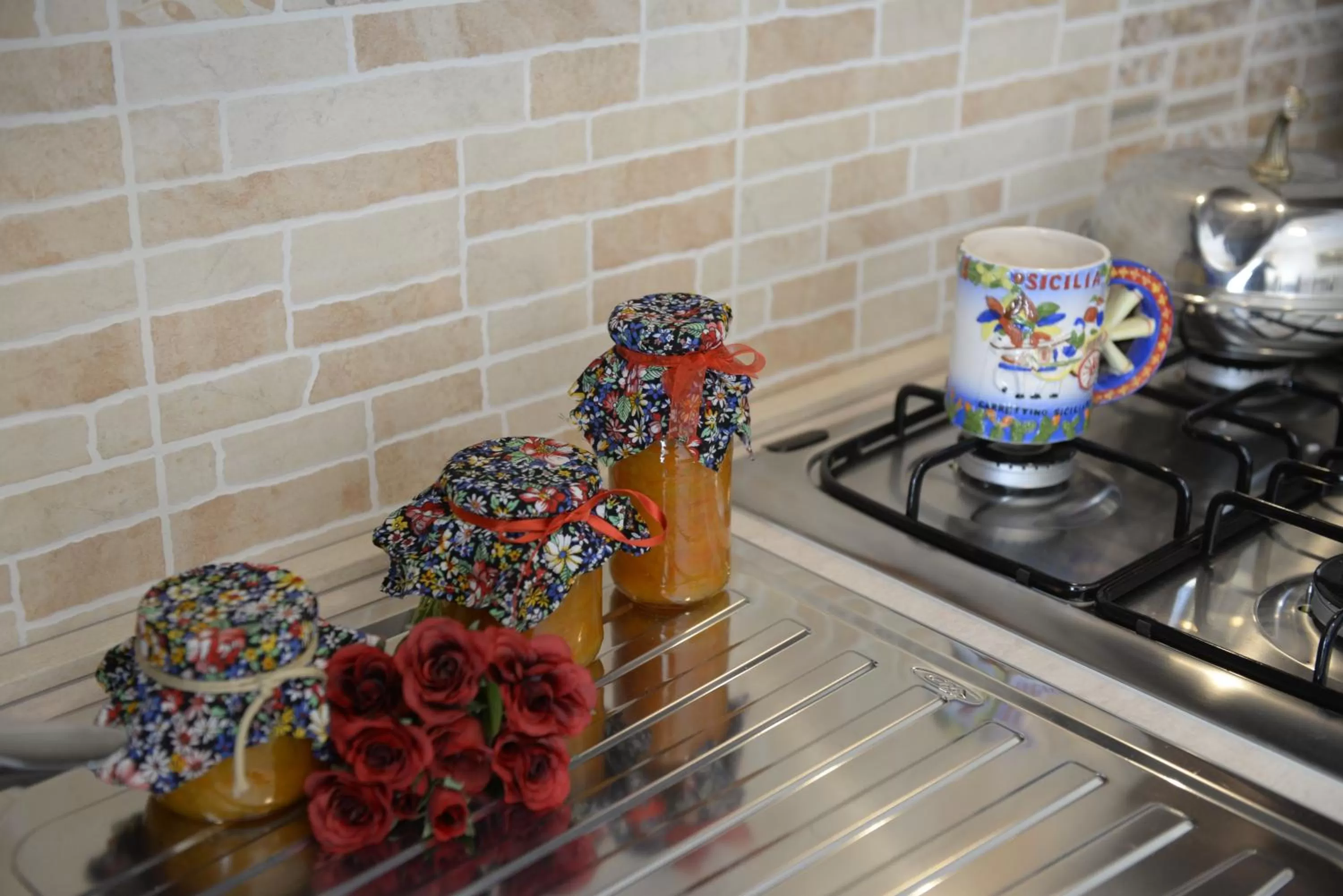 Kitchen or kitchenette in B&B San Leonardo