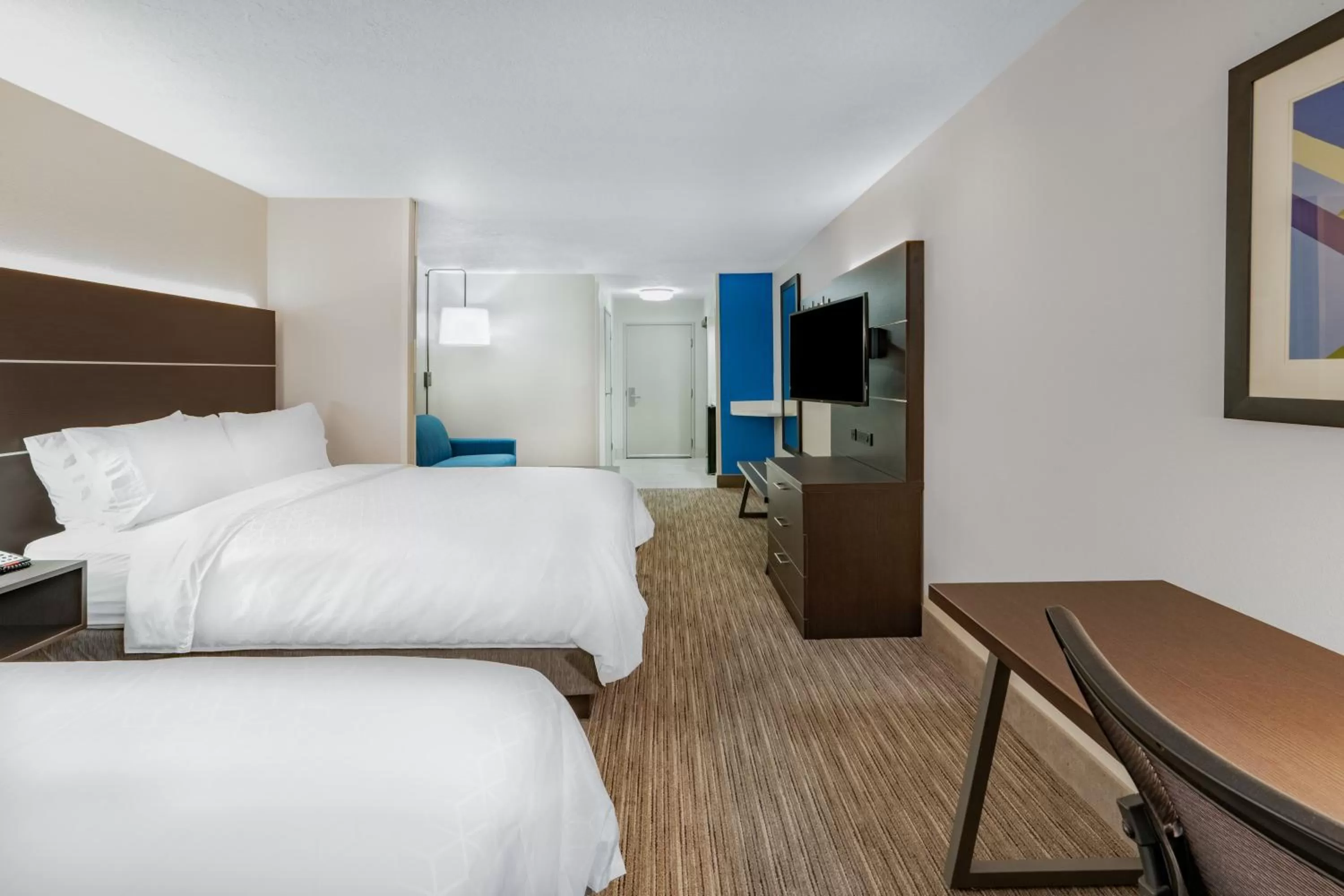 Photo of the whole room, Bed in Holiday Inn Express Hotel & Suites Albuquerque - North Balloon Fiesta Park by IHG