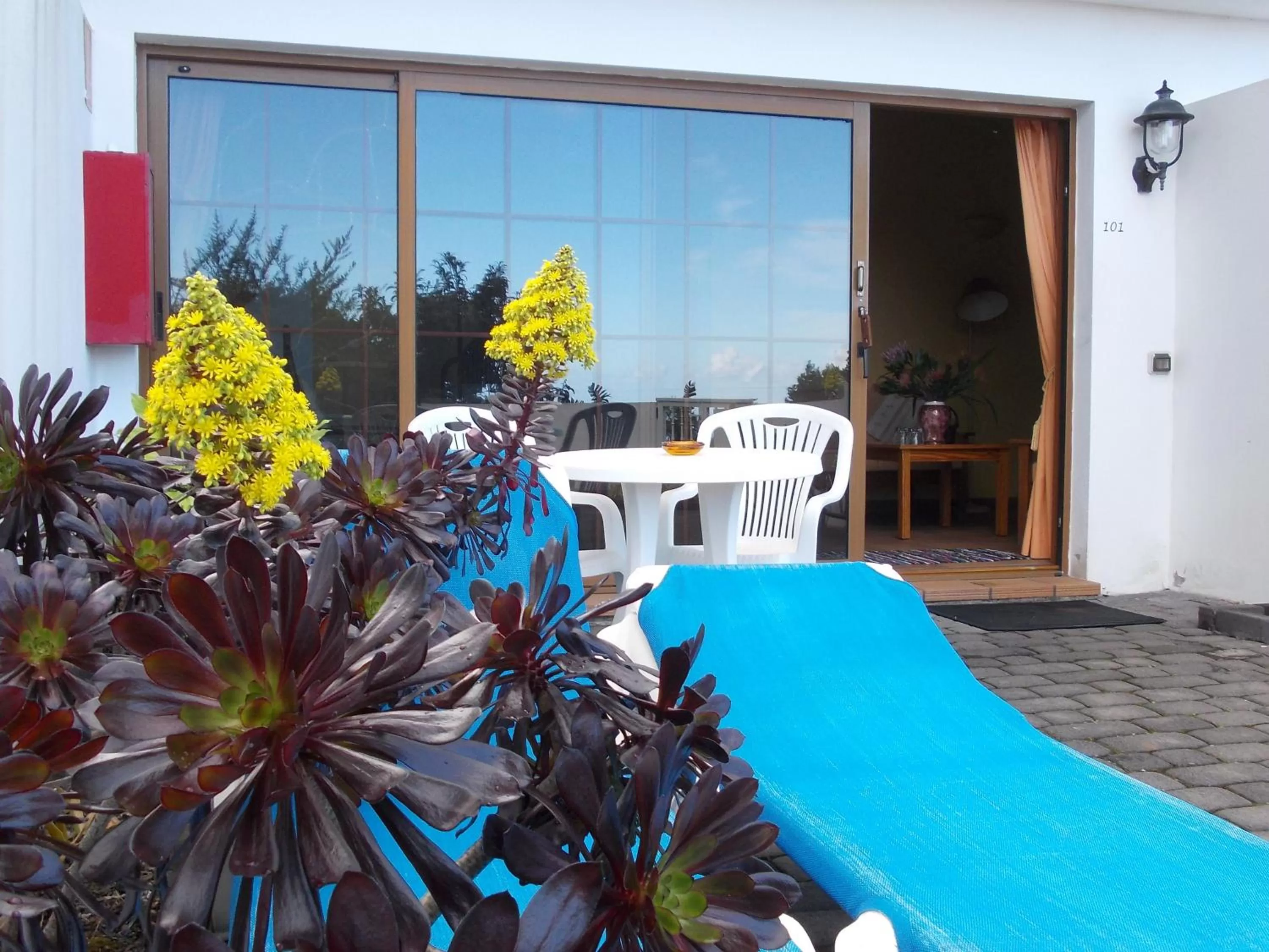 Balcony/Terrace in Hotel La Palma Romántica