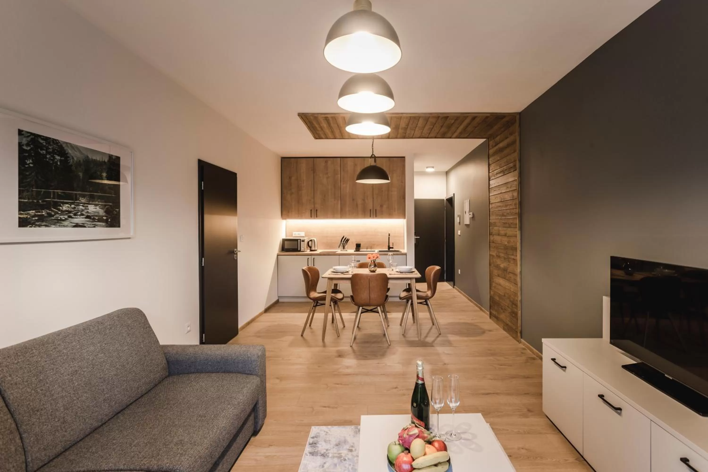 Kitchen or kitchenette in ARIETES MARMONT Resort