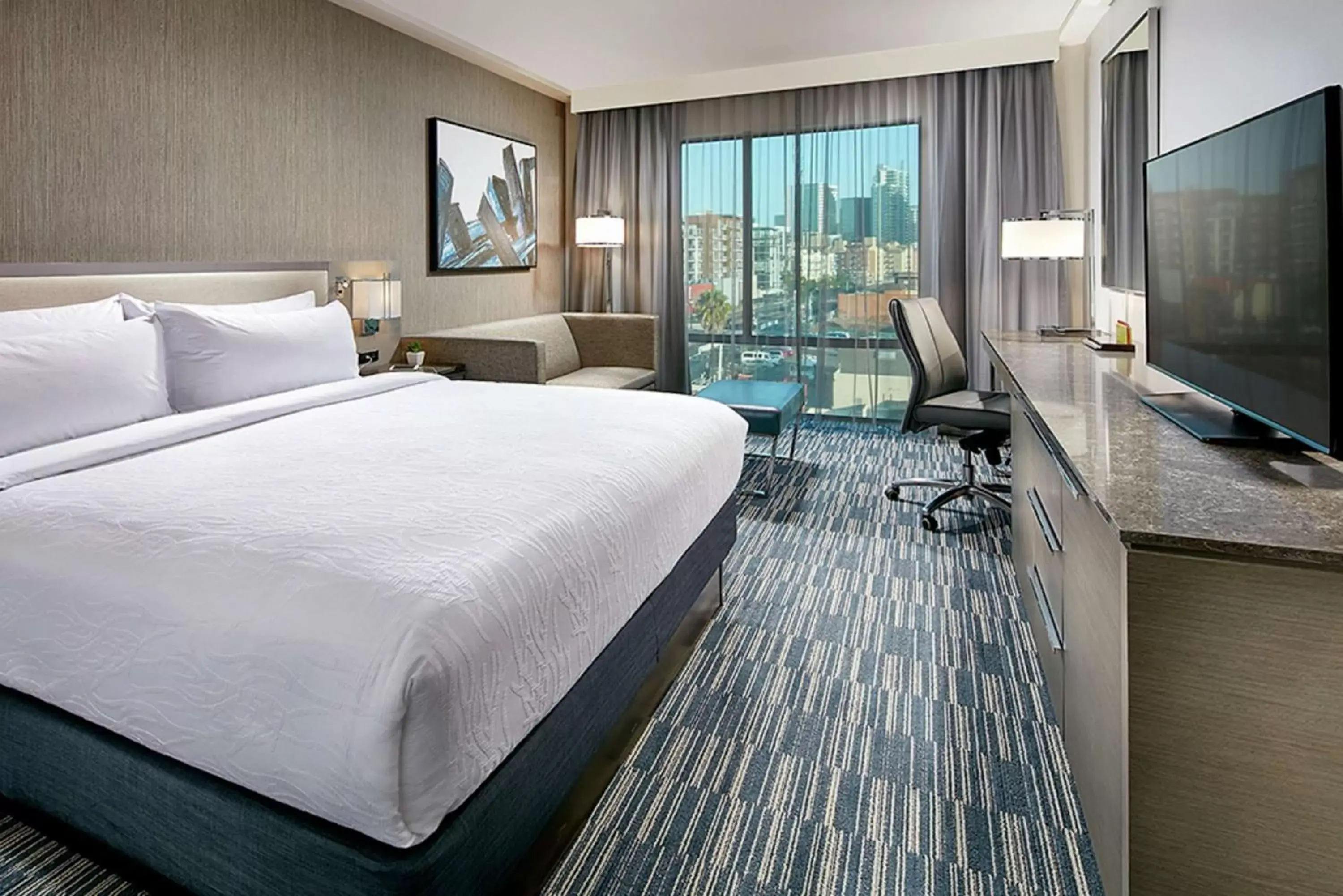 King Room in Hilton Garden Inn San Diego Downtown/Bayside, CA King Room in Hilton Garden Inn San Diego Downtown/Bayside, CA