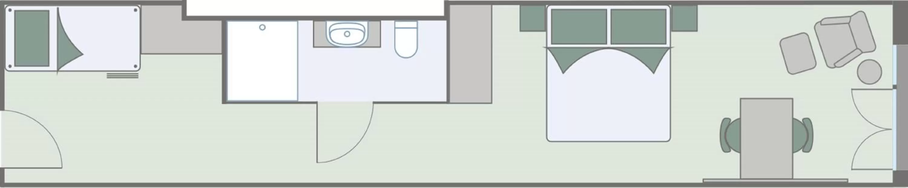 Photo of the whole room in Weberei Bendix Hotel & Appartements