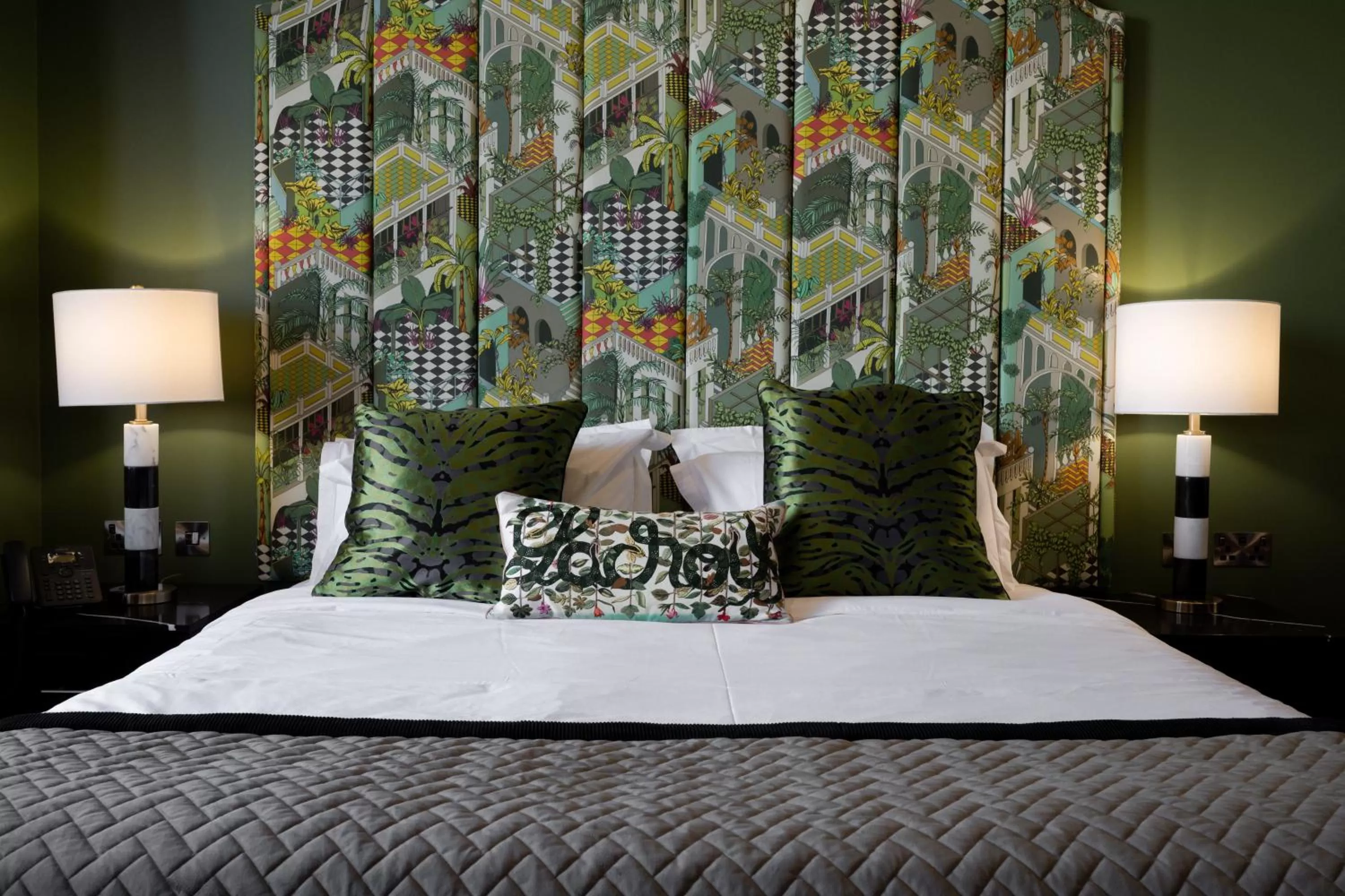 Bed in Elephant Rock Hotel