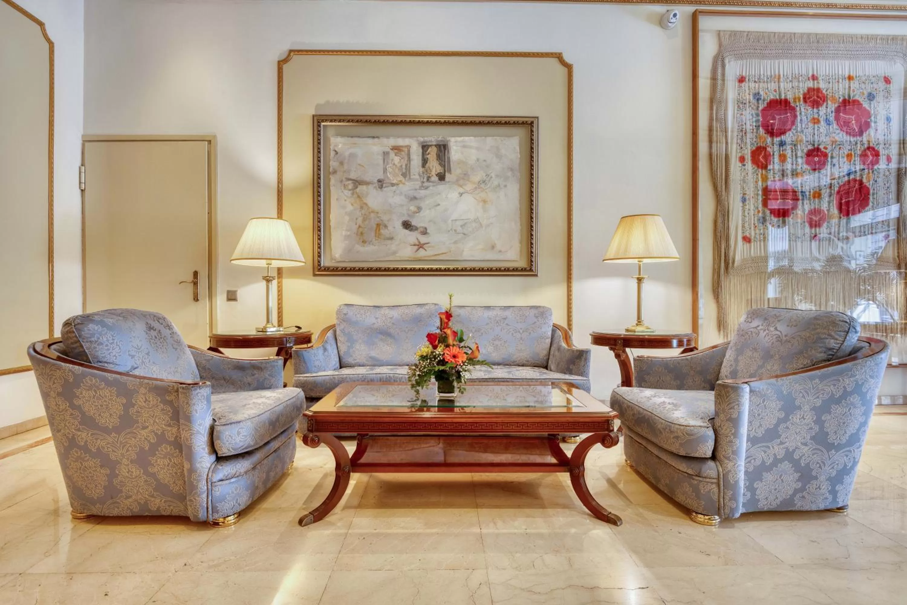 Living room in Hotel Roger de Llúria