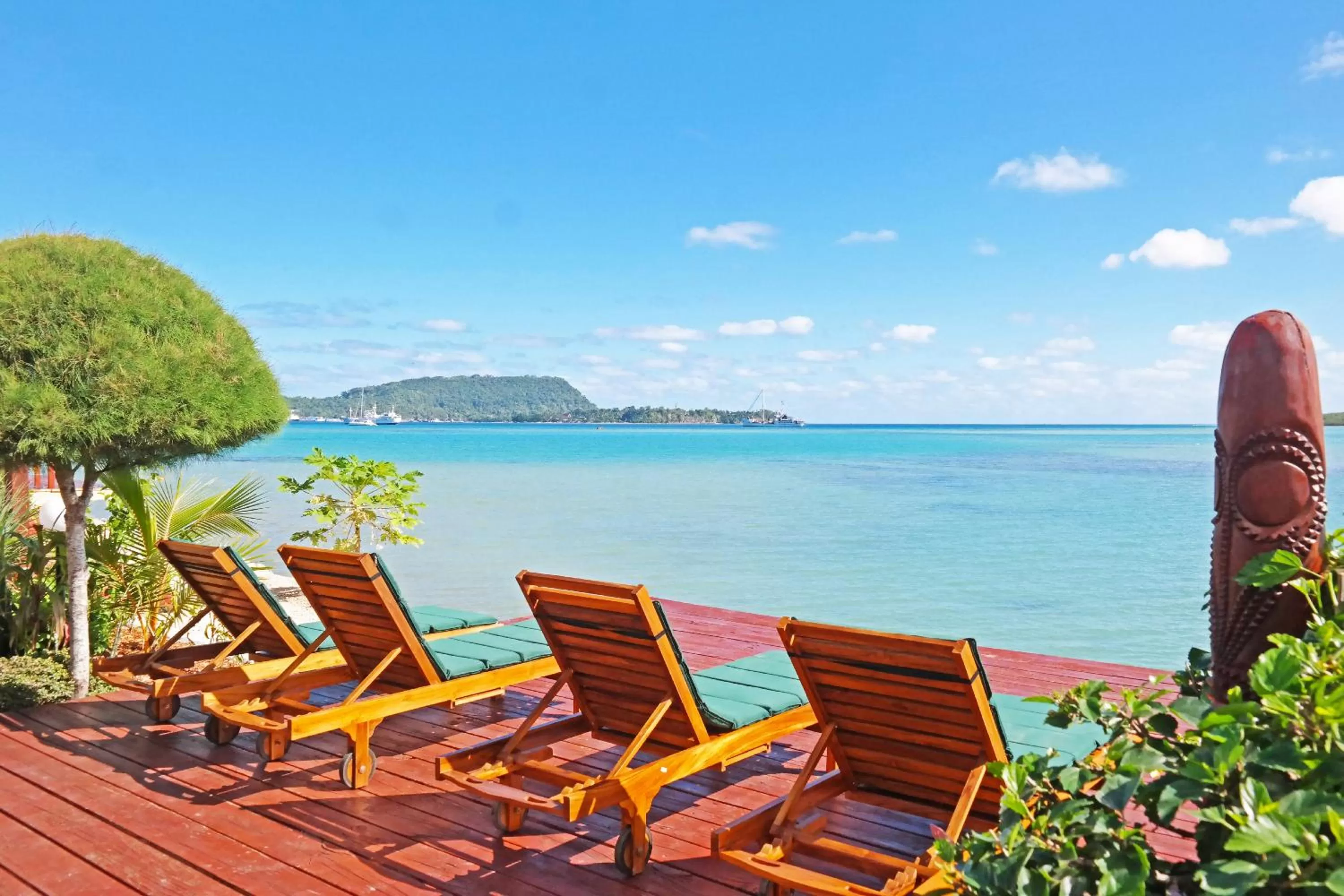 Patio in Moorings Hotel