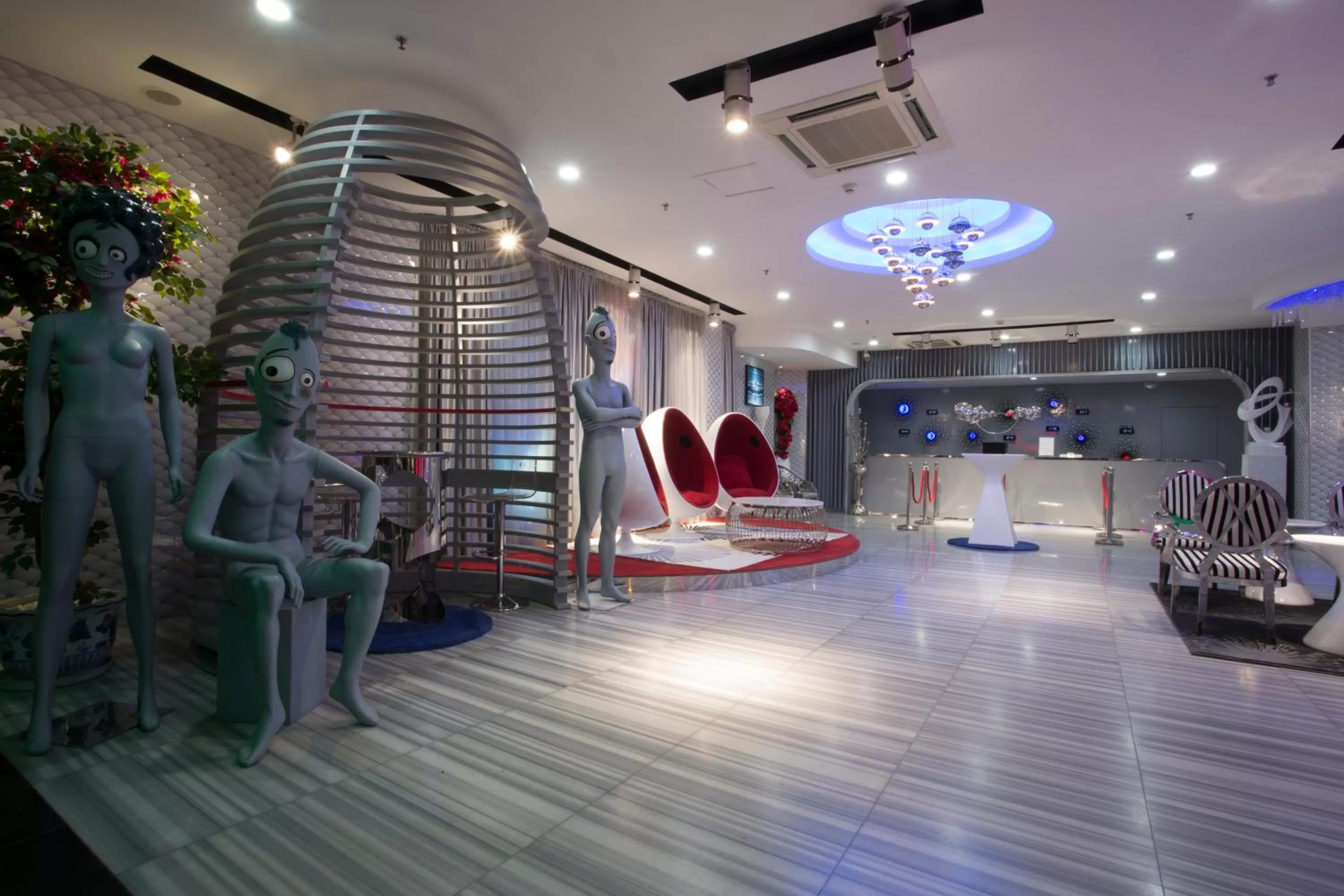 Lobby or reception in Guangzhou Planet Hotel