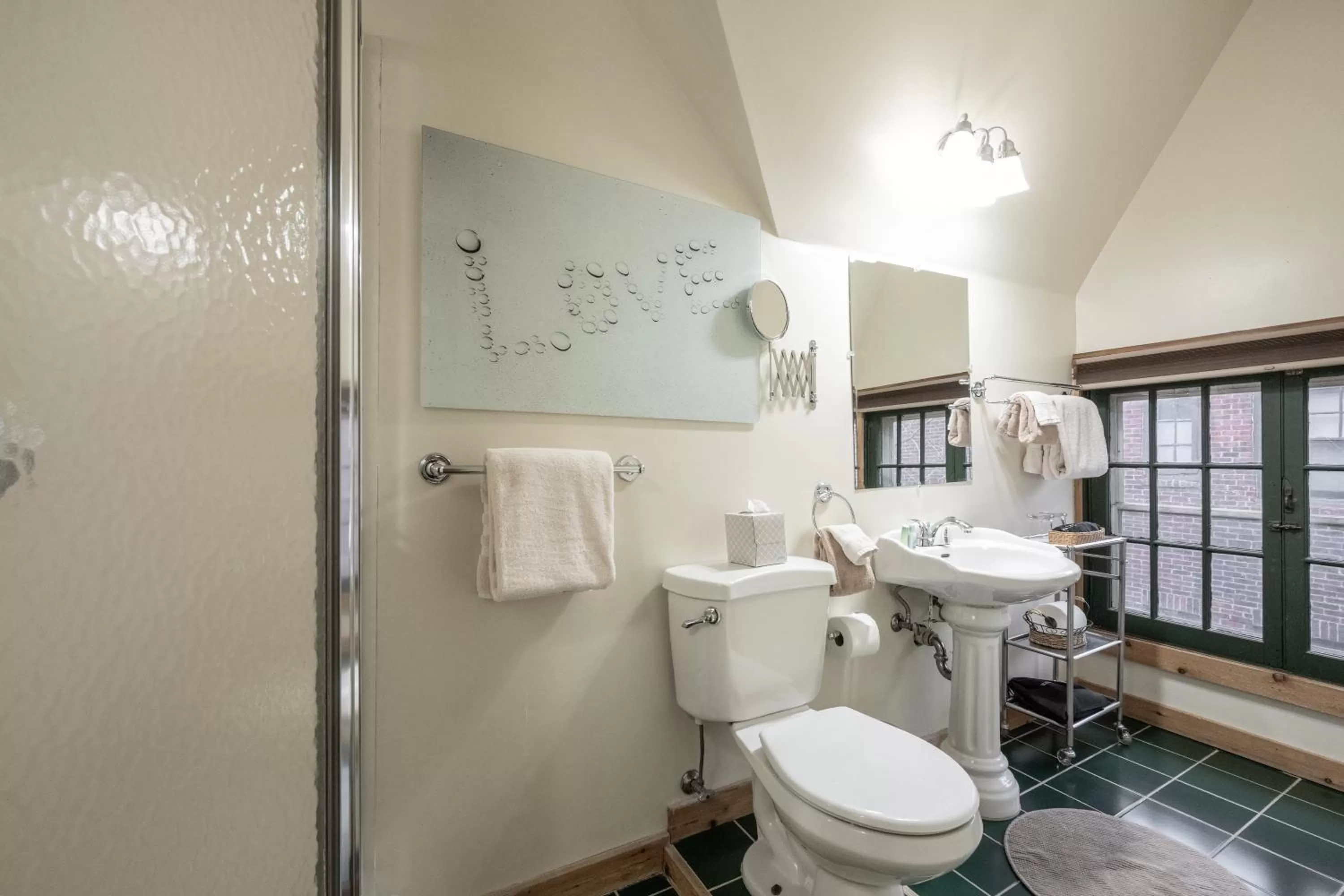 Shower in Stone Soup Inn