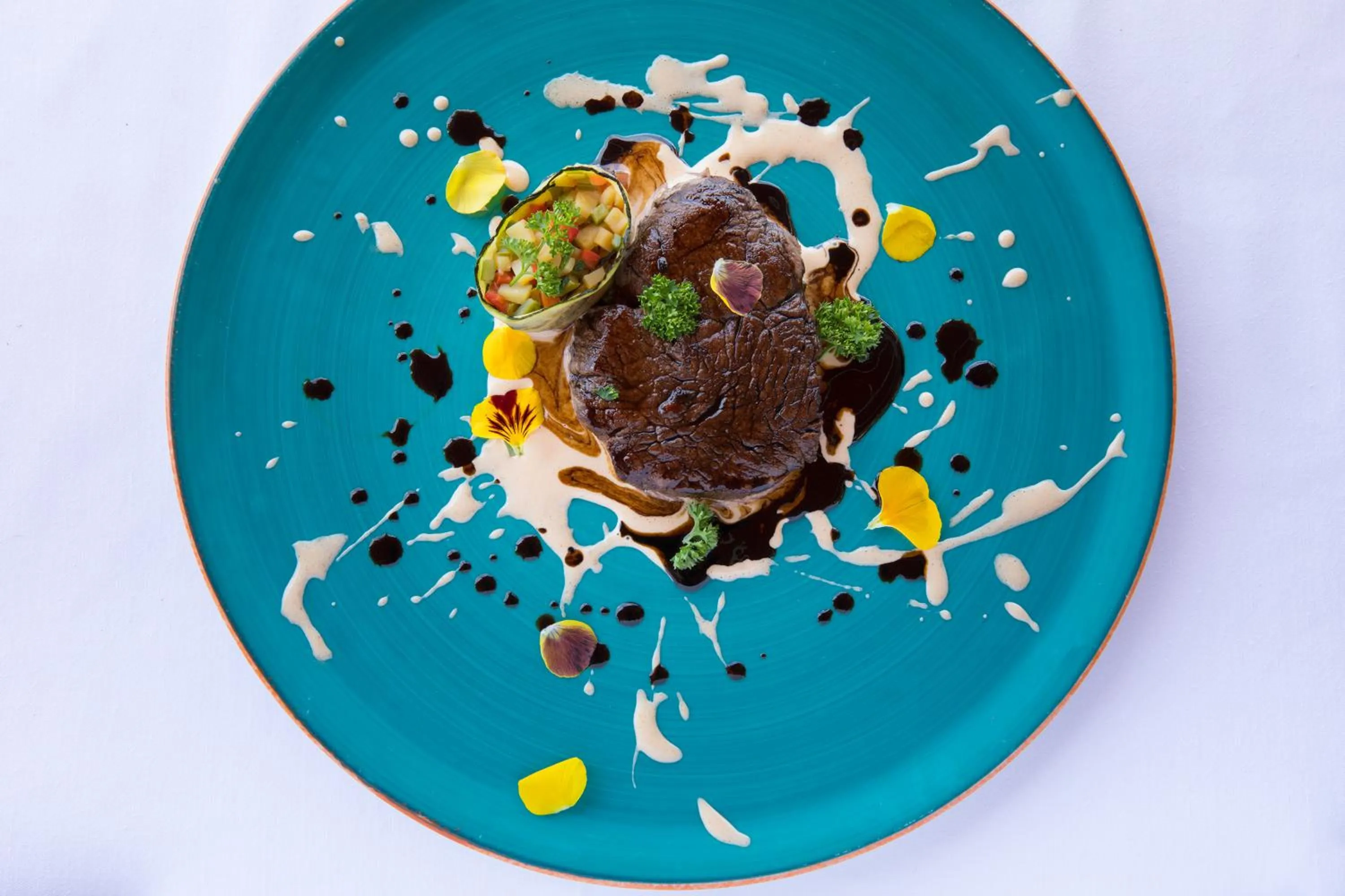 Food close-up in Grand Hotel Ambasciatori