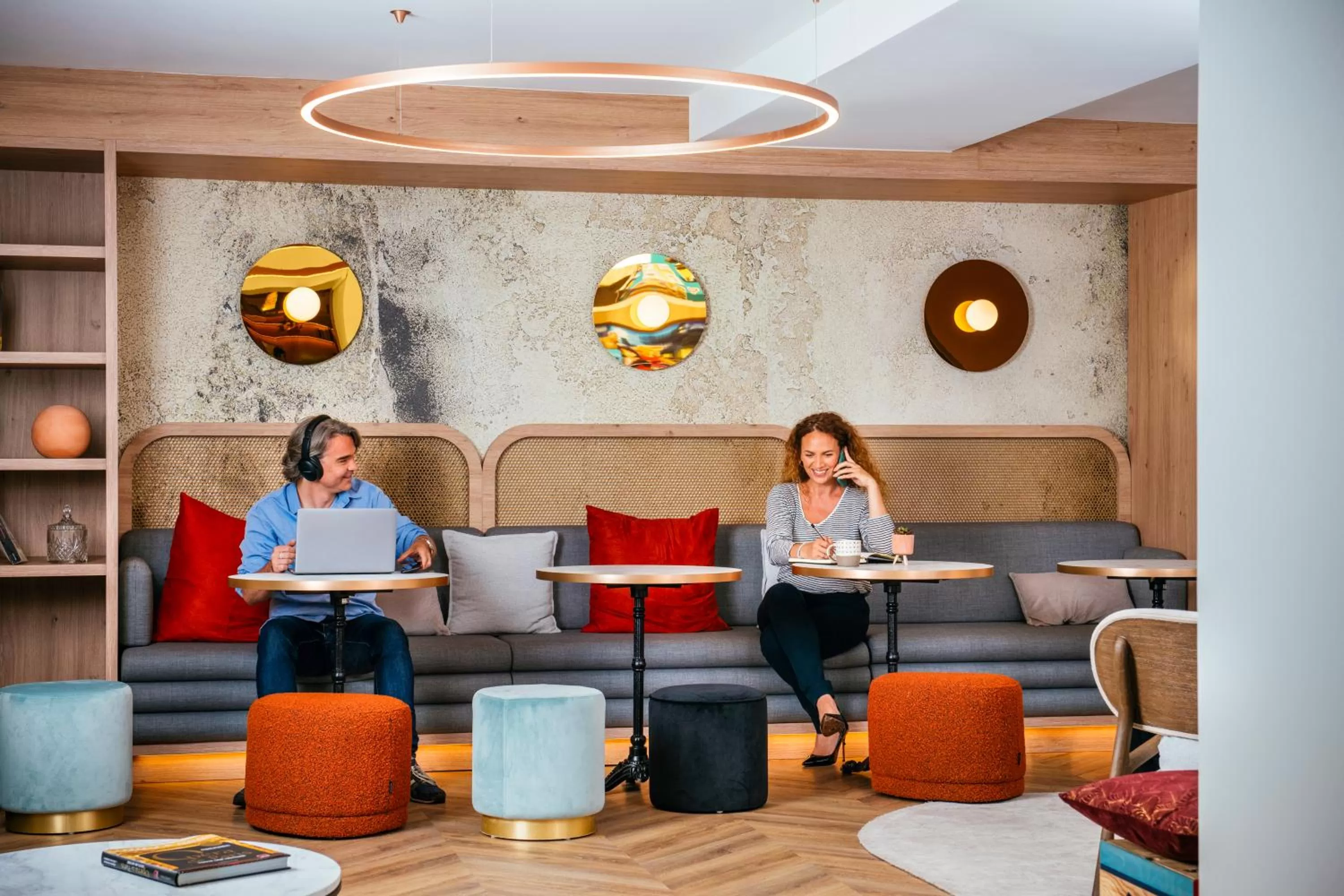 Living room in Aparthotel Adagio Paris Opéra