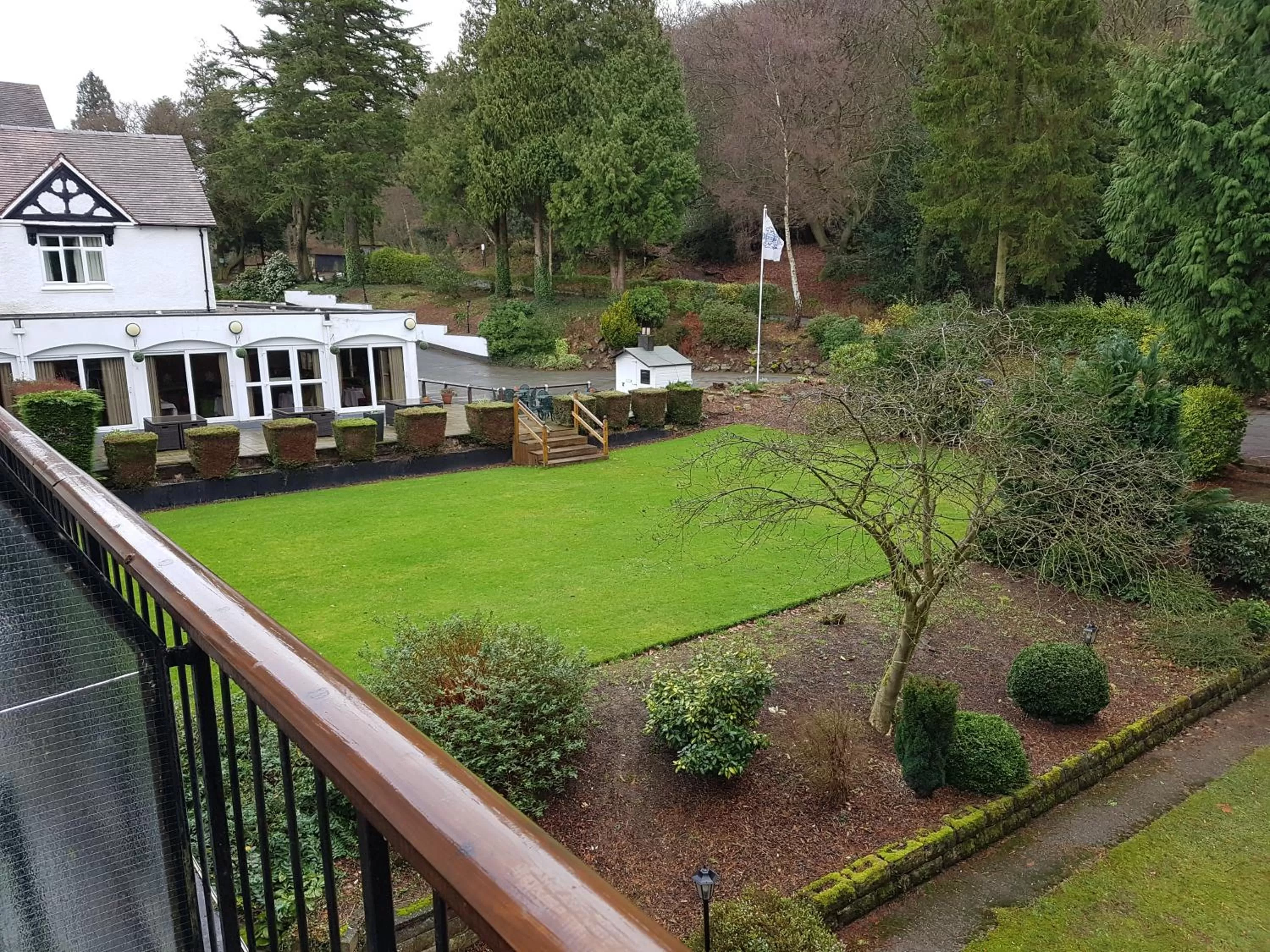 Garden view in Buckatree Hall Hotel