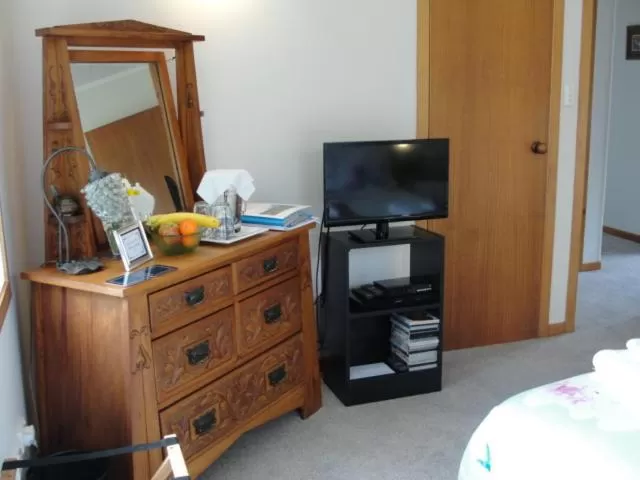 Decorative detail, TV/Entertainment Center in Leigh Panorama B&B