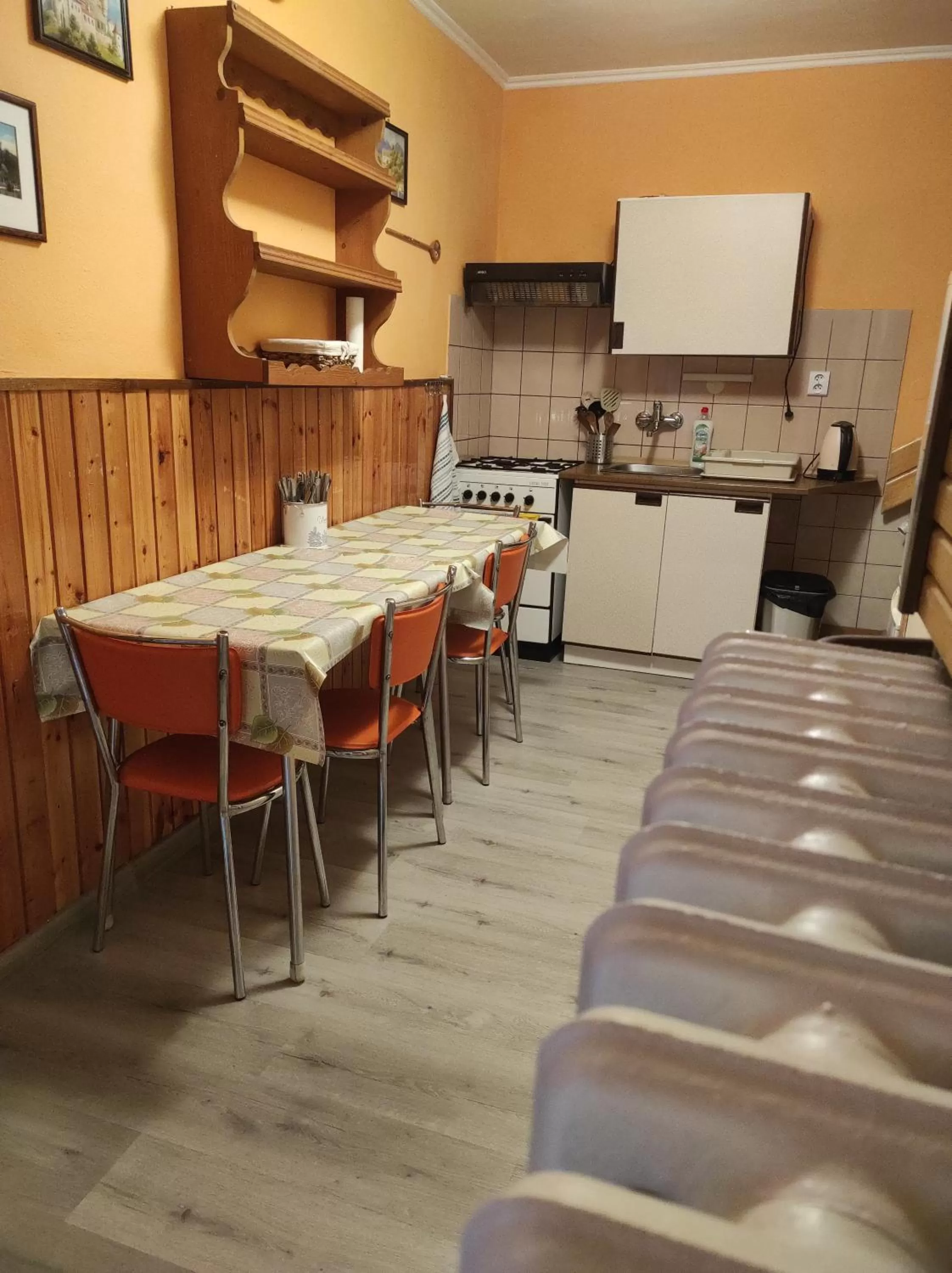 Kitchen or kitchenette in Penzión Skitour