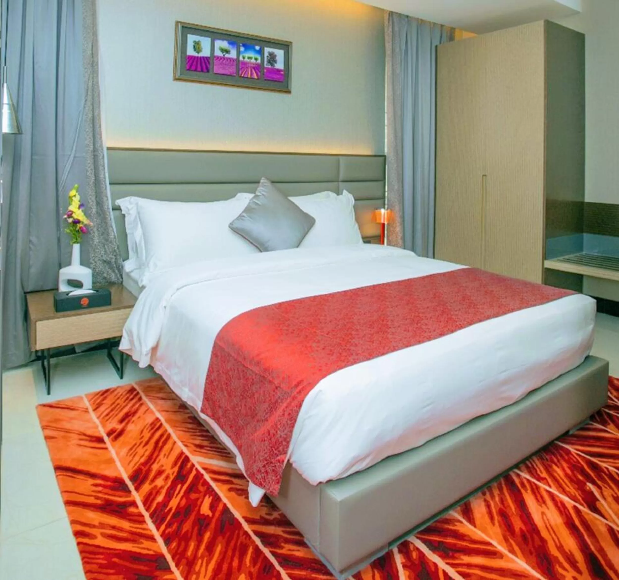 Bedroom, Bed in Hotel Omni Residency Dhaka