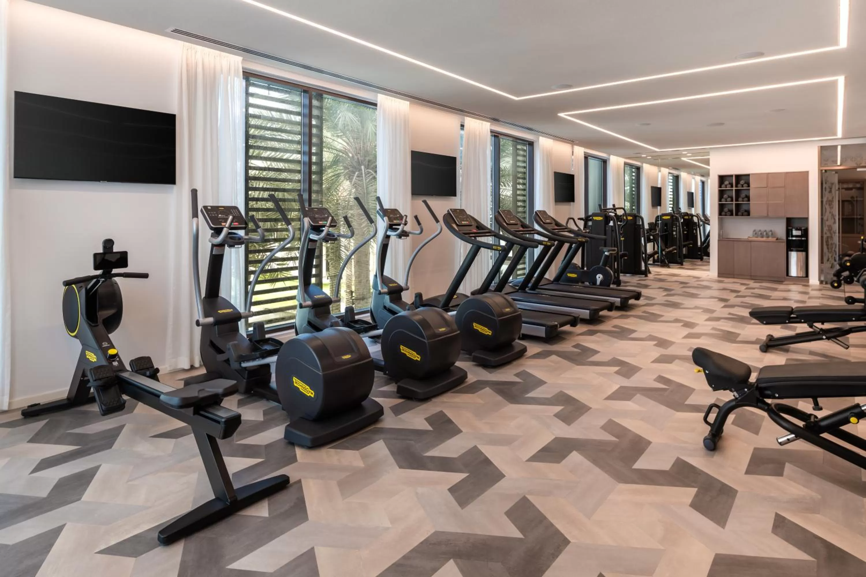 Fitness centre/facilities in Palace Beach Resort Fujairah