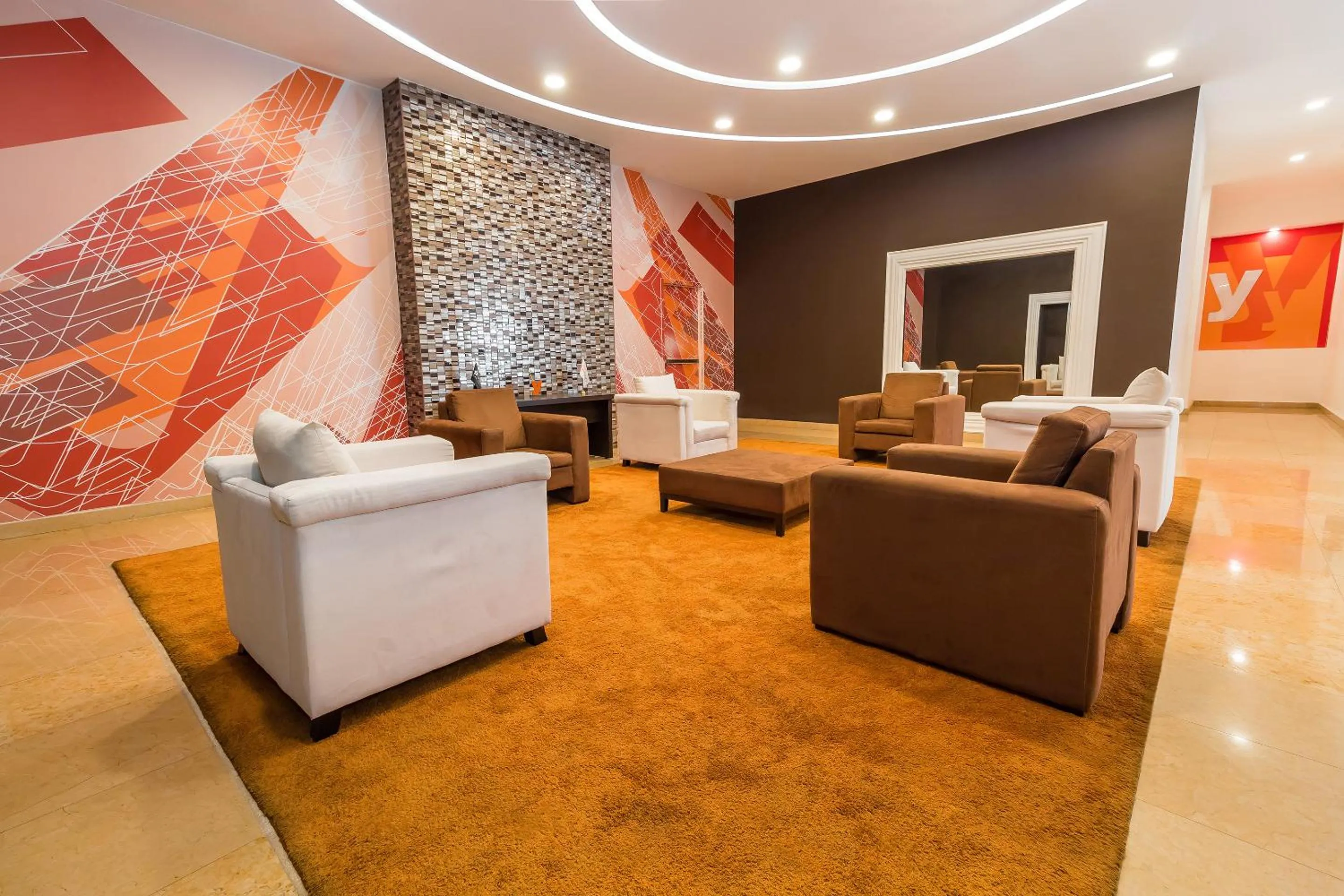 Living room in Hotel Yes Inn Nuevo Veracruz