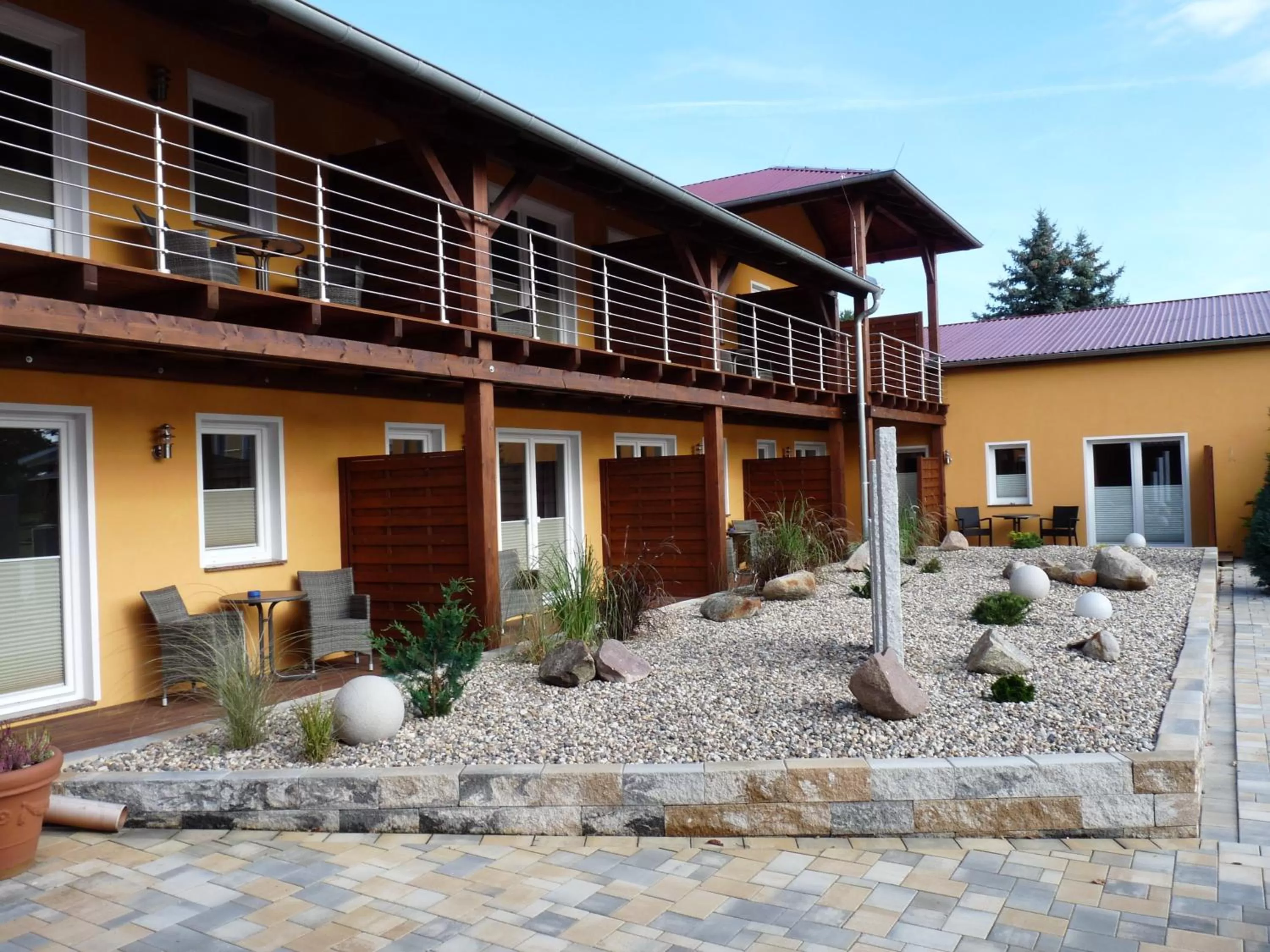 Balcony/Terrace in Spreewaldhof Romantik - Hotel Garni