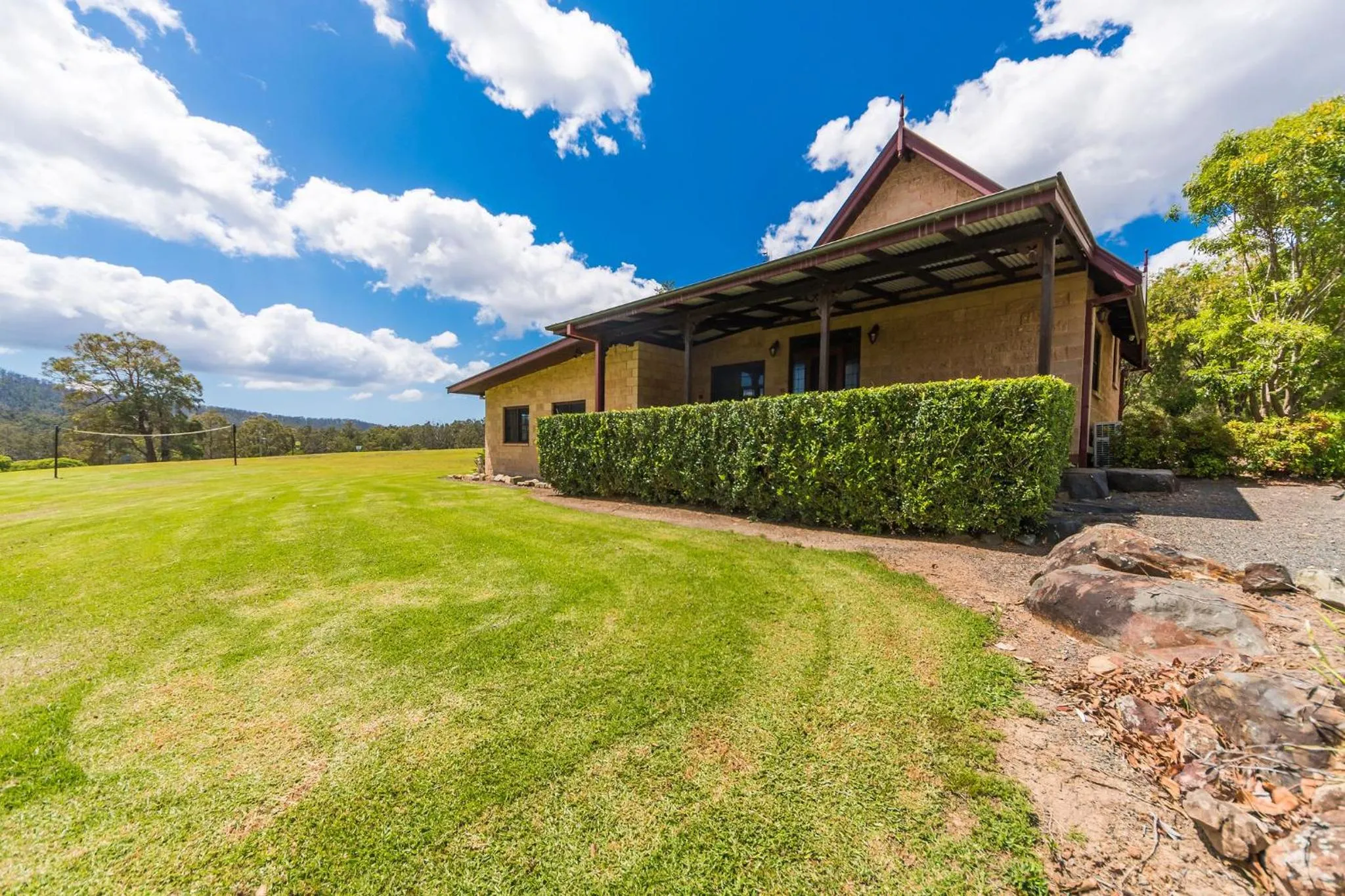 Garden view in Clarendon Forest Retreat