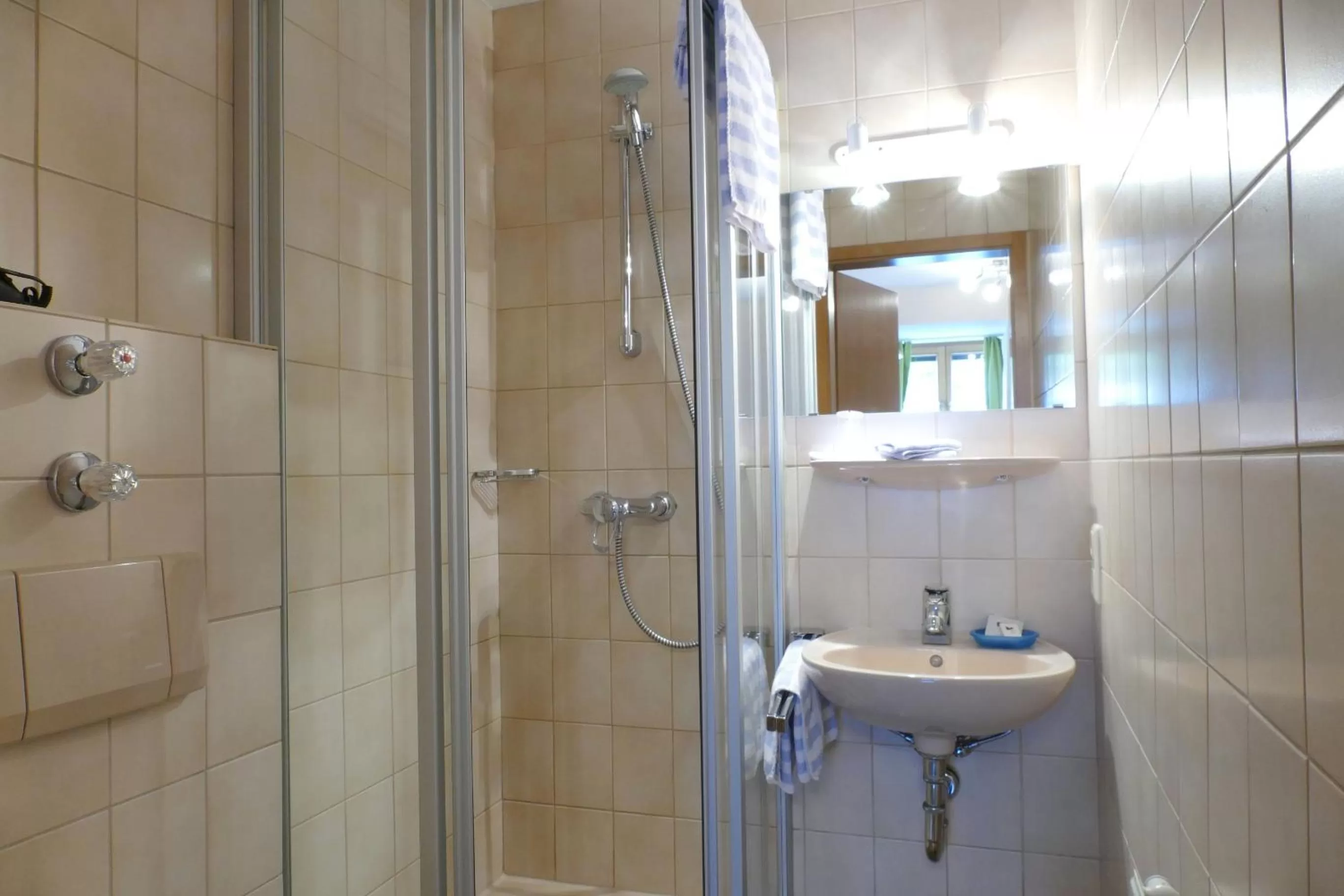 Bathroom in Altstadt-Hotel Zum Hechten