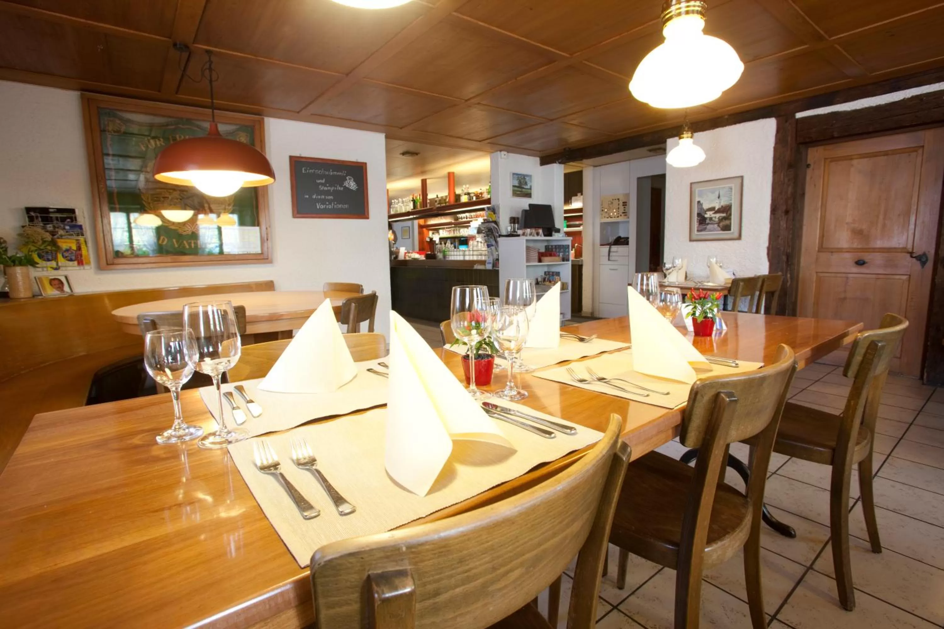 Food and drinks in Hotel Gasthaus Hirschen