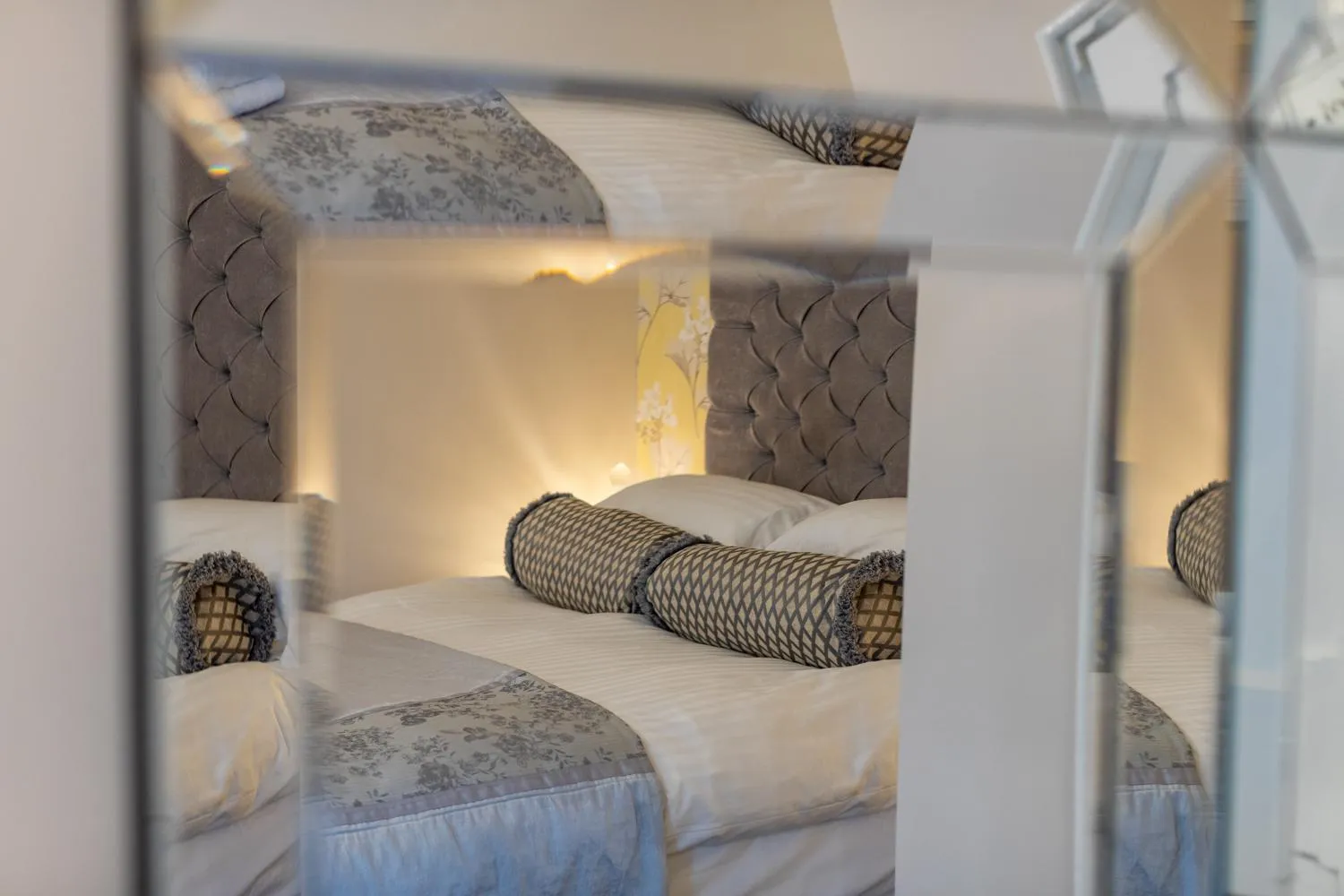 Decorative detail, Bed in Holly Lodge Guest House with FREE off site health club