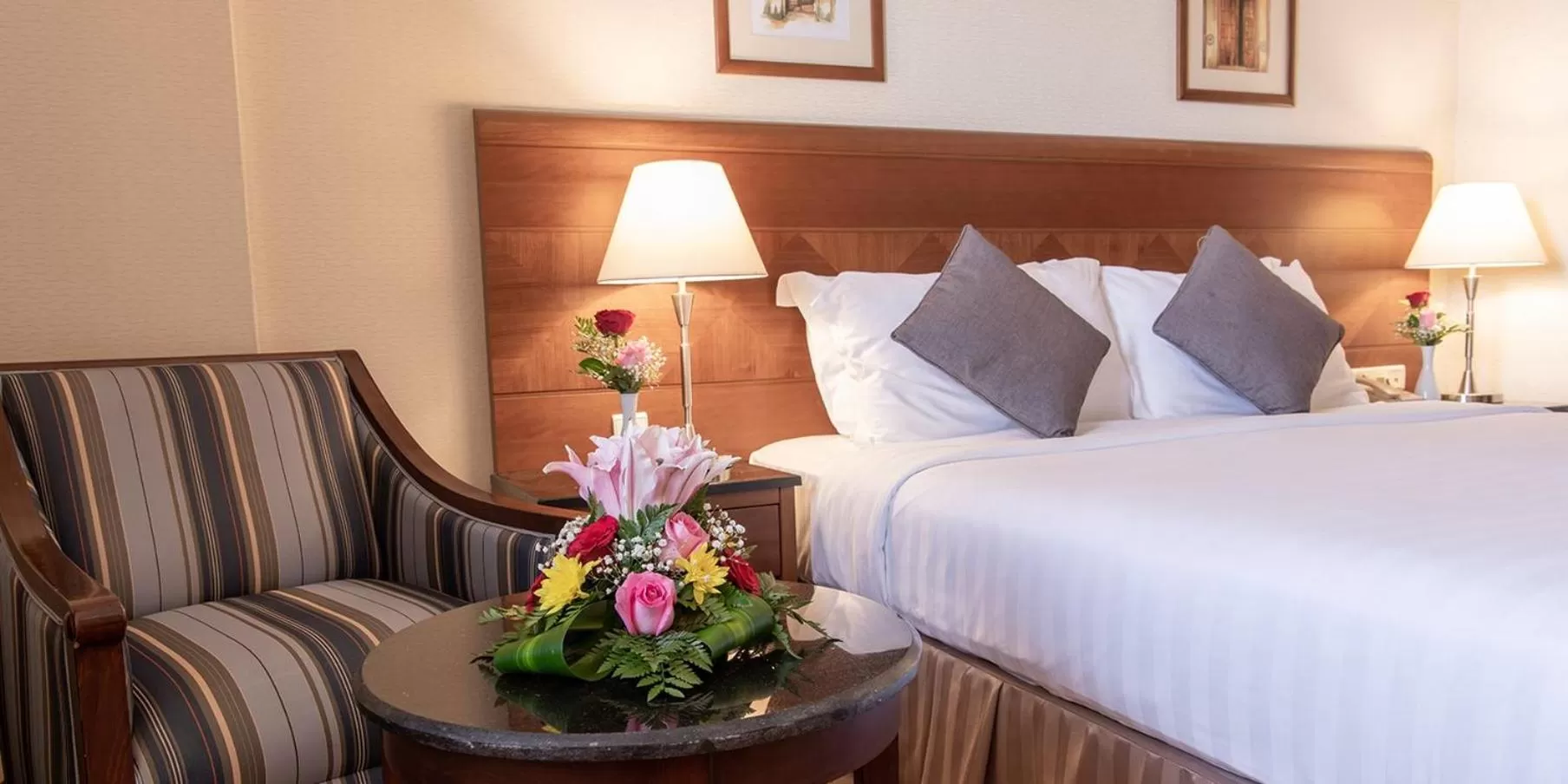 Photo of the whole room, Bed in Crowne Plaza Riyadh Palace by IHG