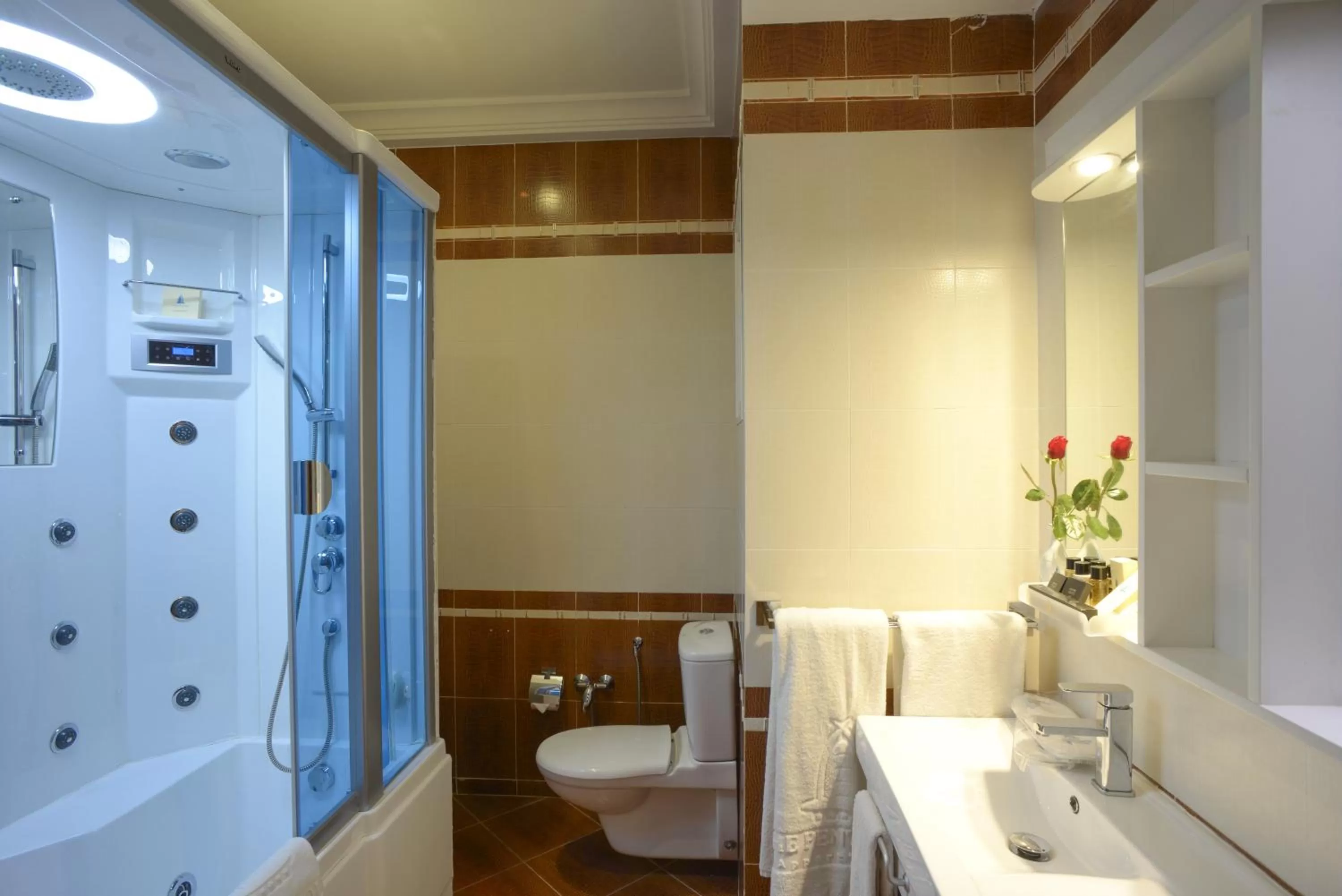 Bathroom in The Penthouse Suites Hotel