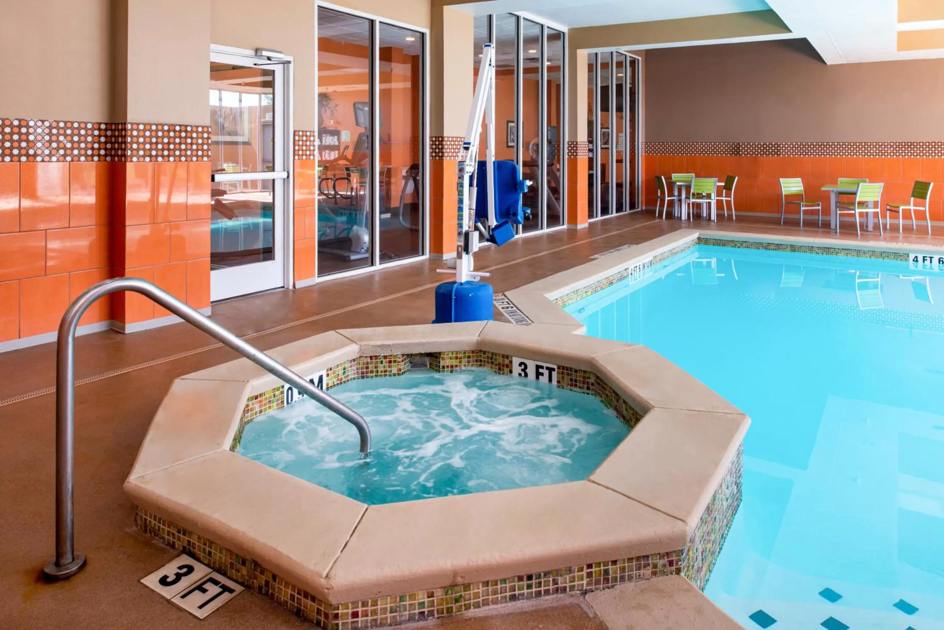 Swimming pool in The Holiday Inn Amarillo West Medical Center by IHG