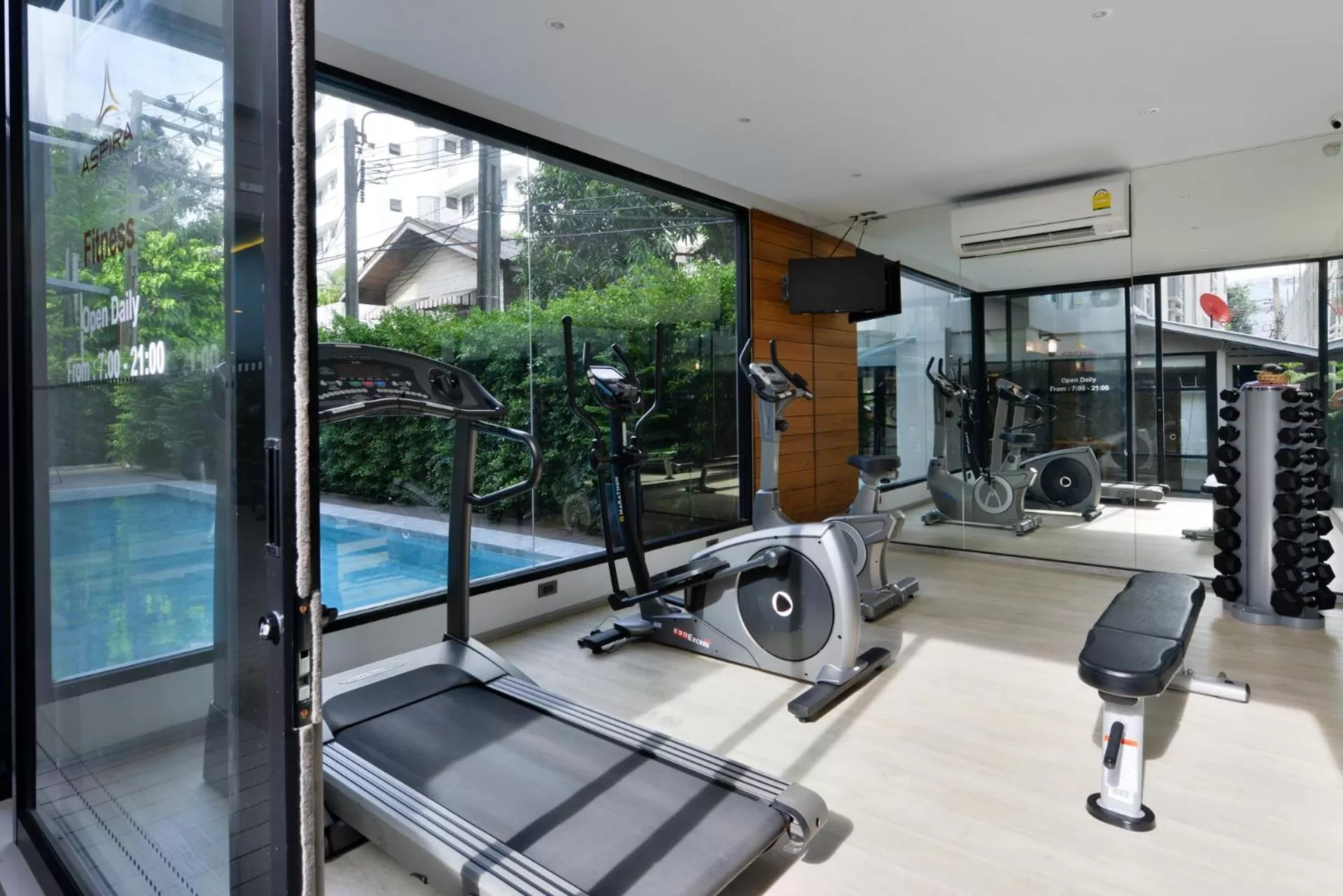 Fitness centre/facilities in Aspira Tropical Residence Thong Lor