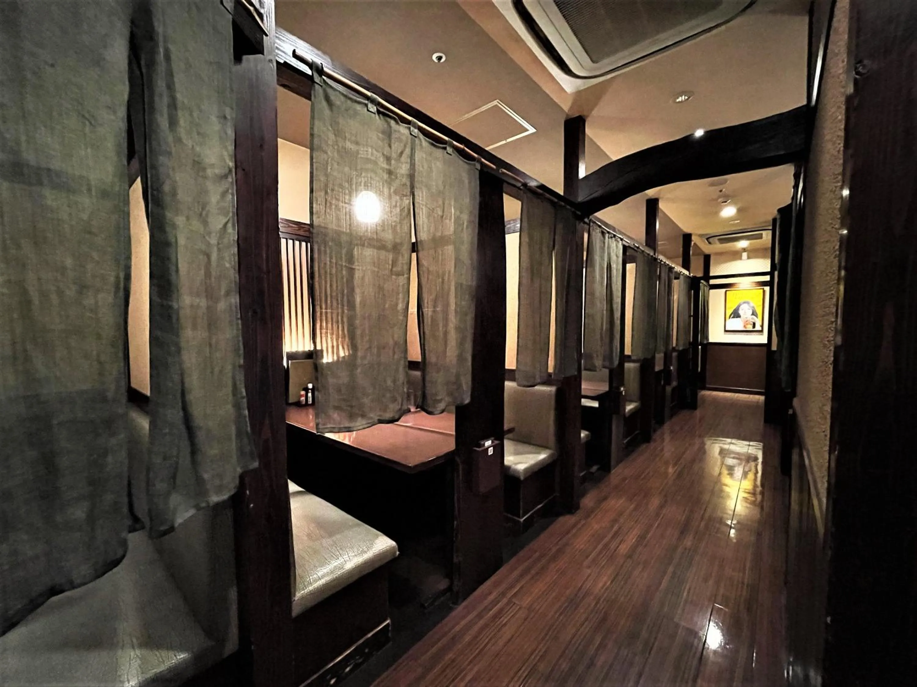 Restaurant/places to eat, Bed in Hotel Route-Inn Hakata Ekimae -Hakataguchi-