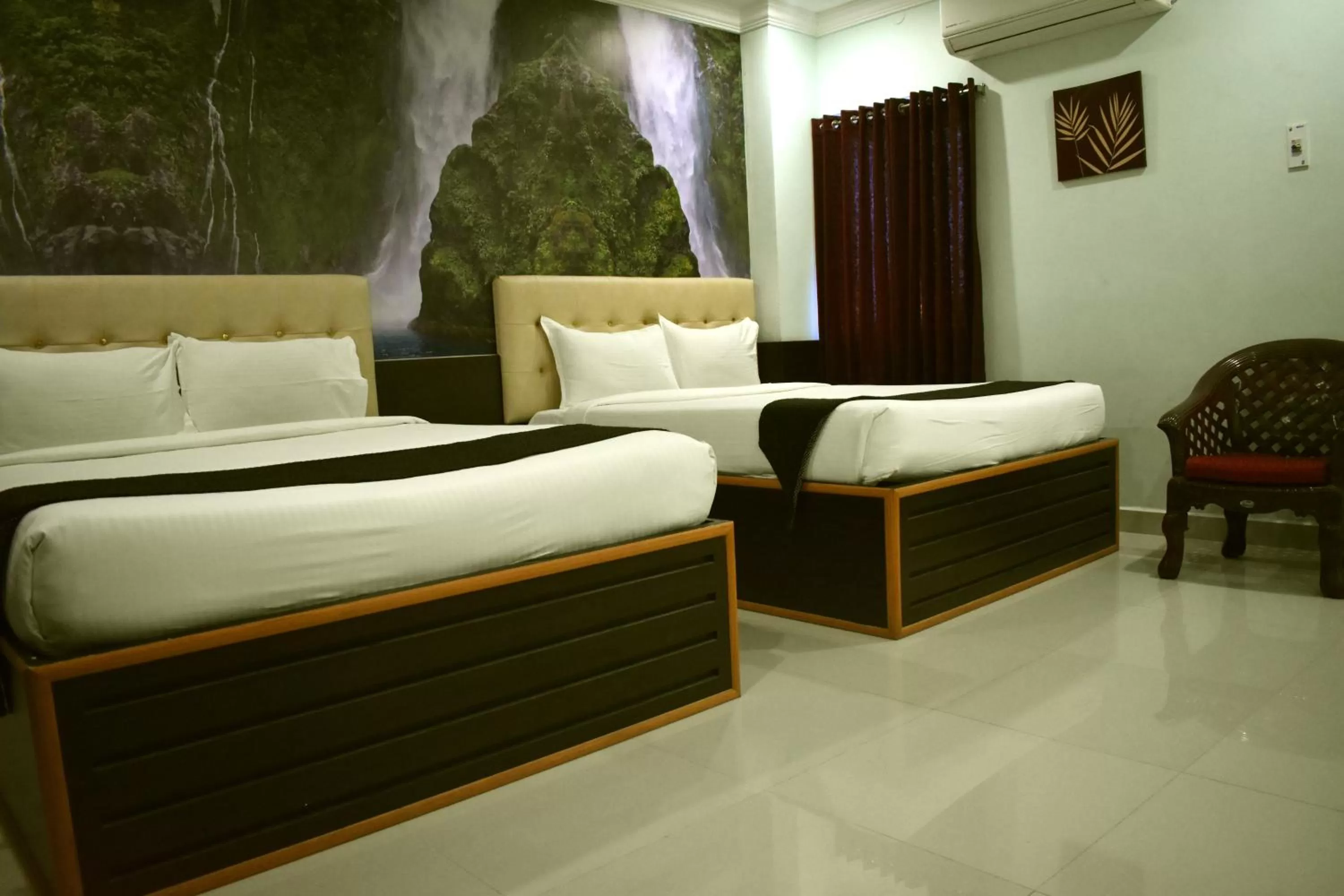 Bed in Hotel Apple Park Inn