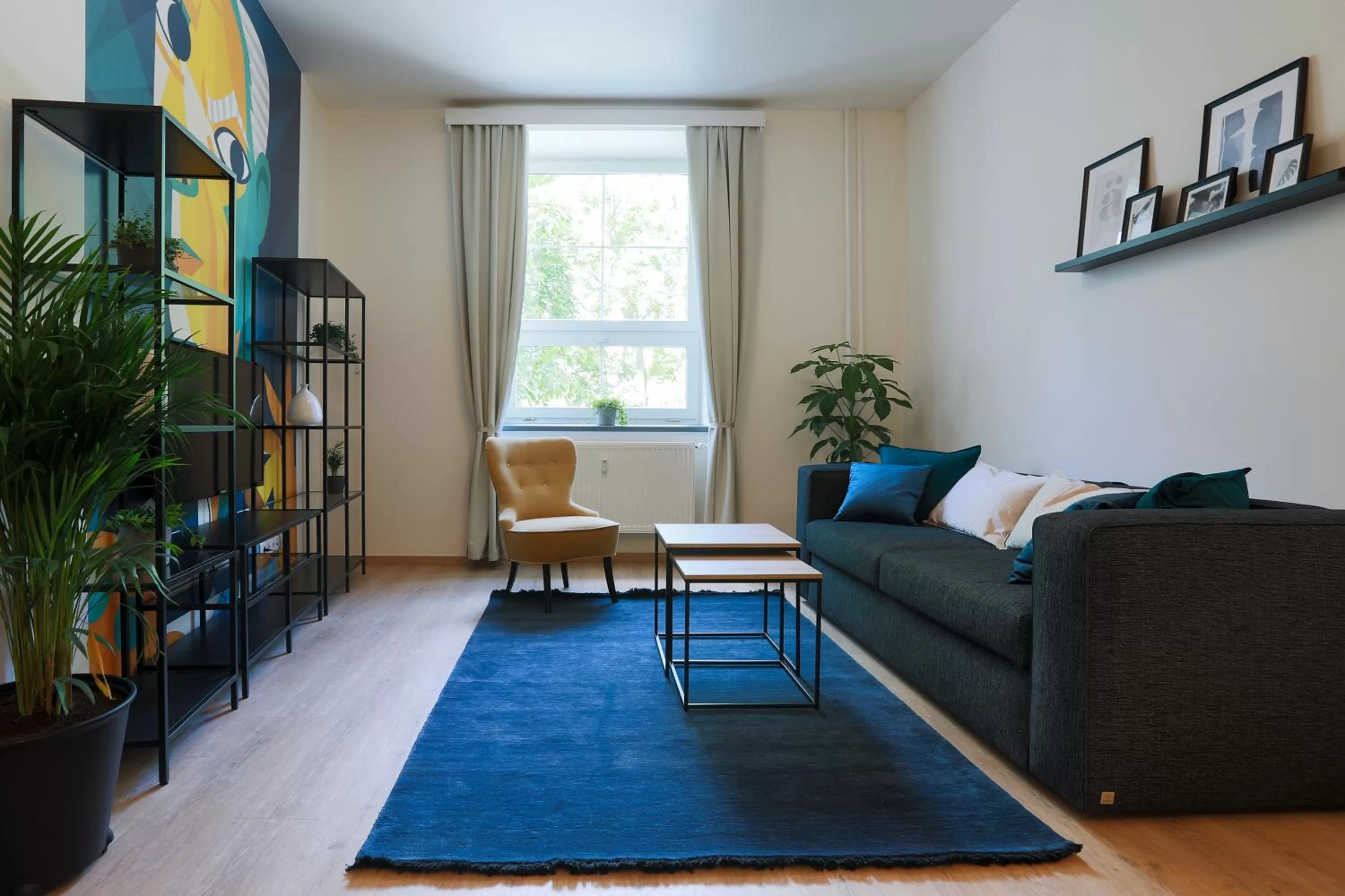 Living room in Avantgarde apartments