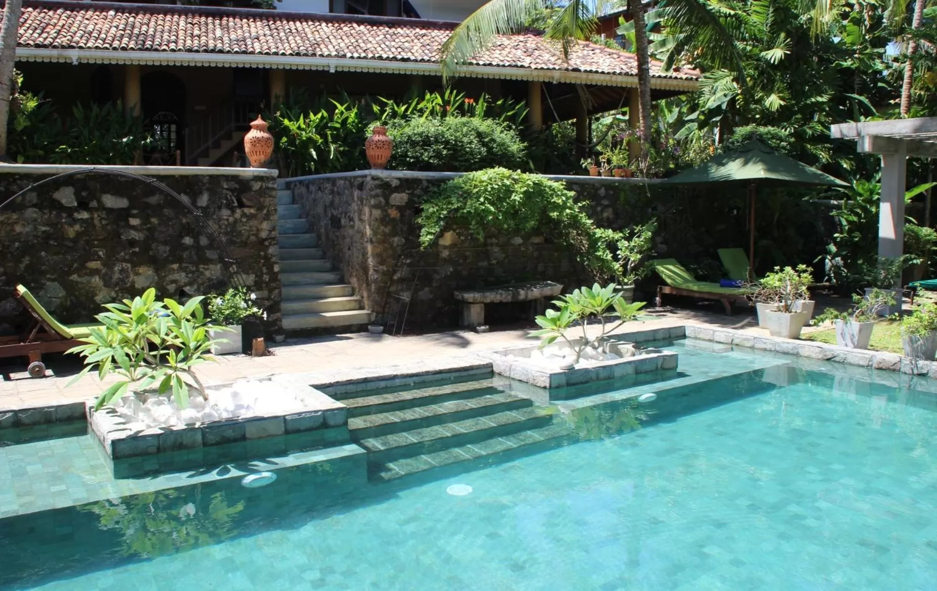 Swimming Pool in The Spice House Mirissa