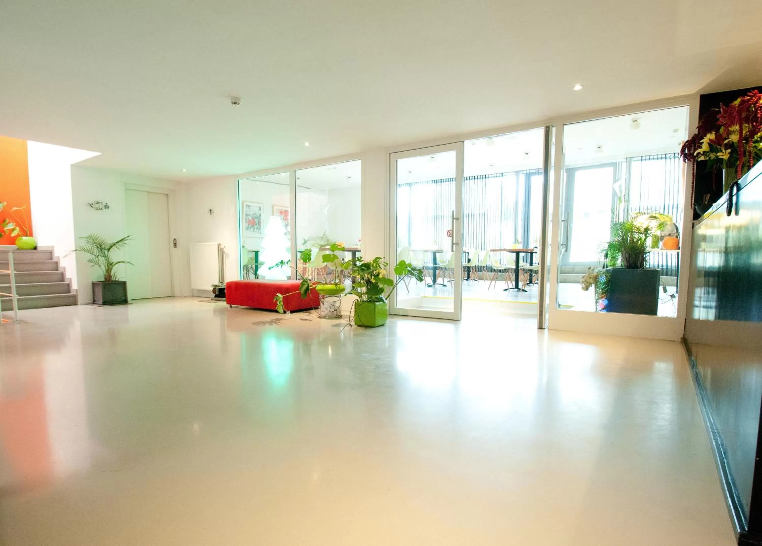 Lobby or reception in Hotel Corbie Geel