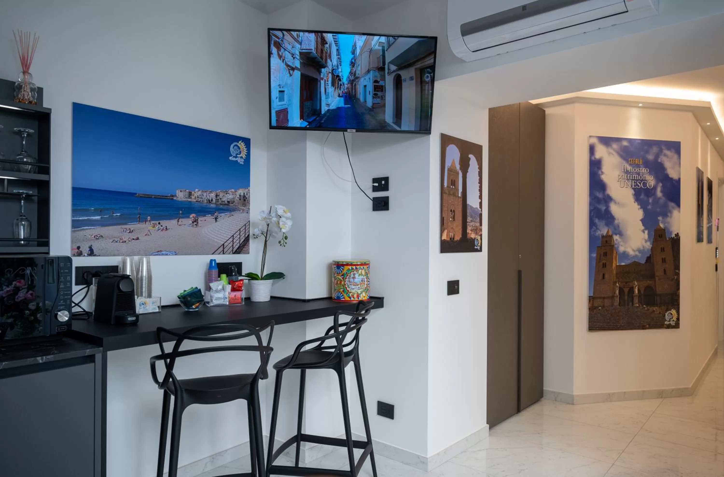 Kitchen or kitchenette in BM SUITES CEFALU