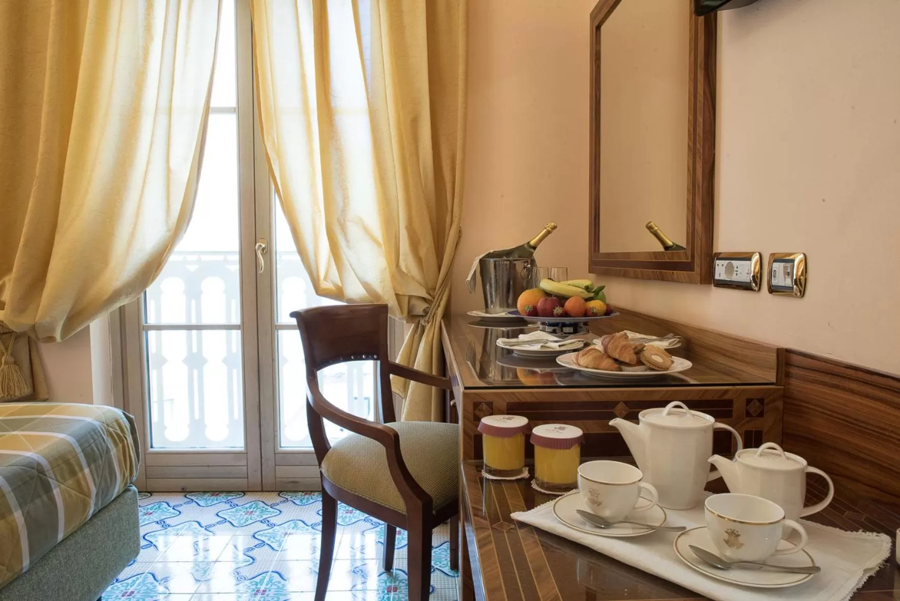 Decorative detail in Hotel Antiche Mura