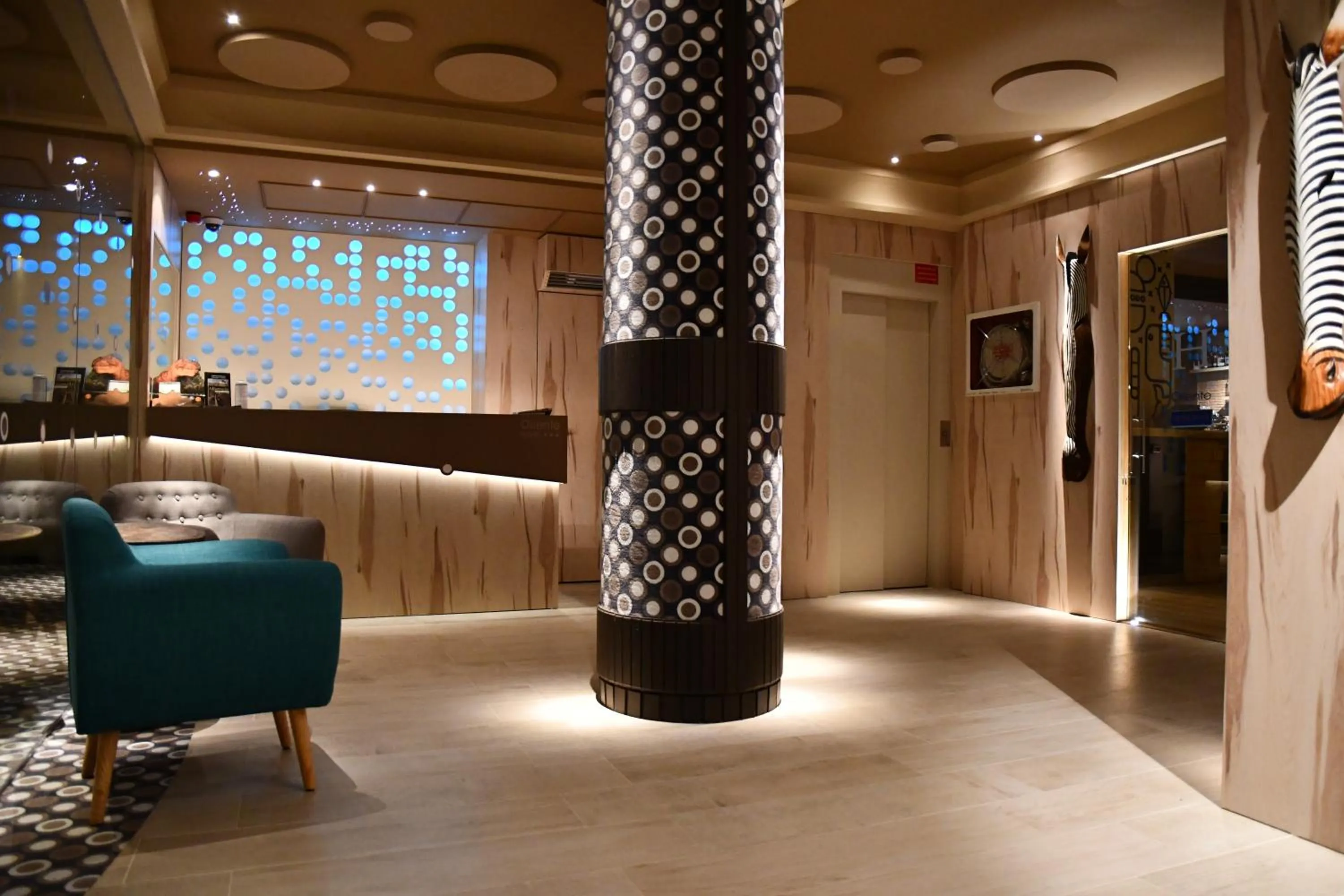 Lobby or reception in Hotel Oriente