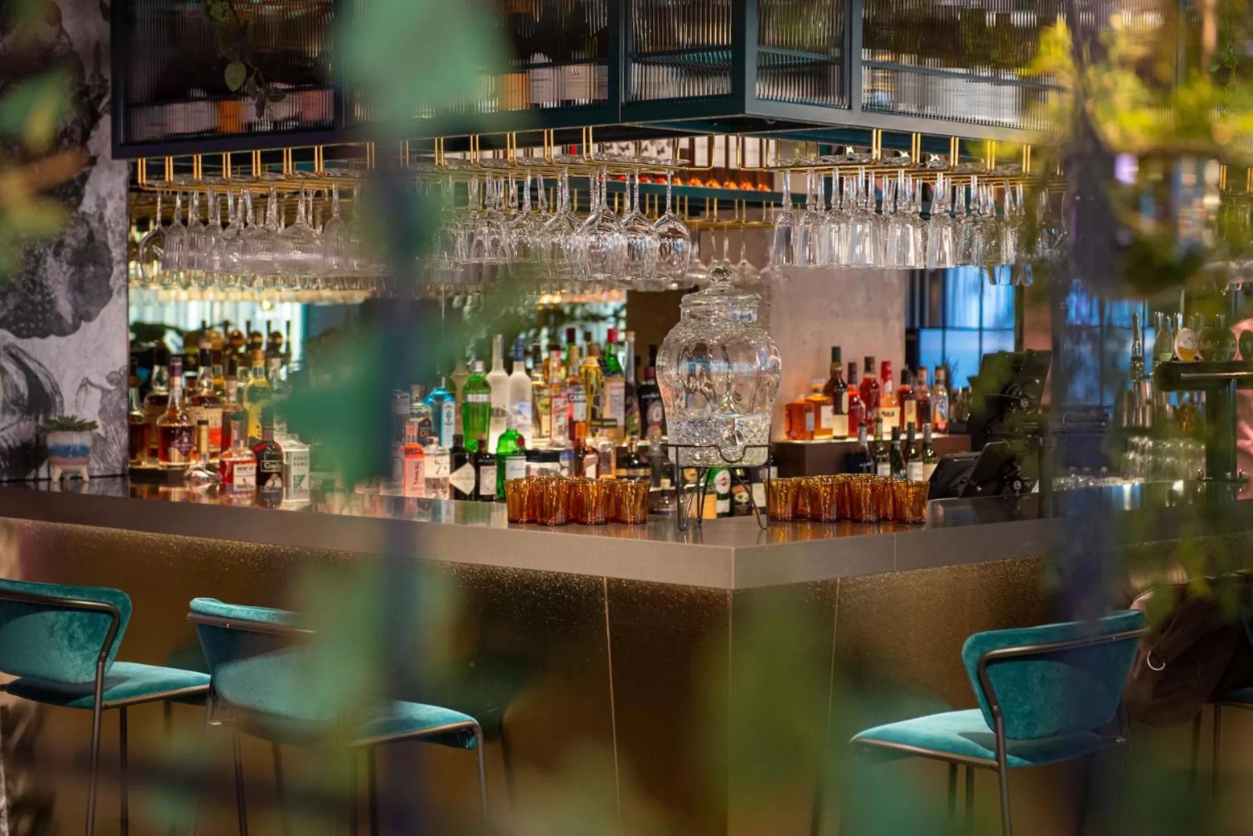 Lounge or bar in YOTEL Manchester Deansgate