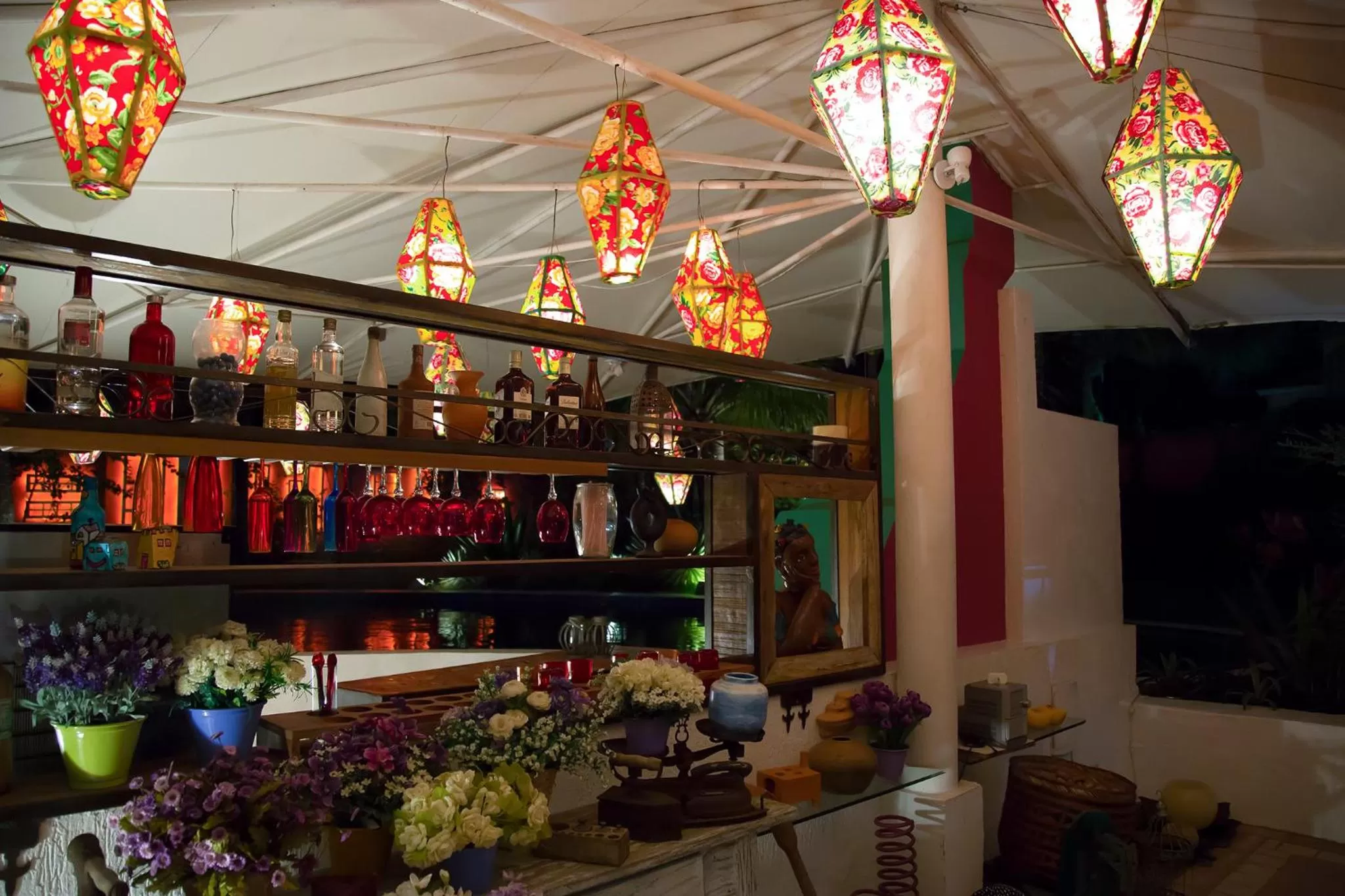 Decorative detail, Lounge/Bar in Hospedaria Entre Amigos