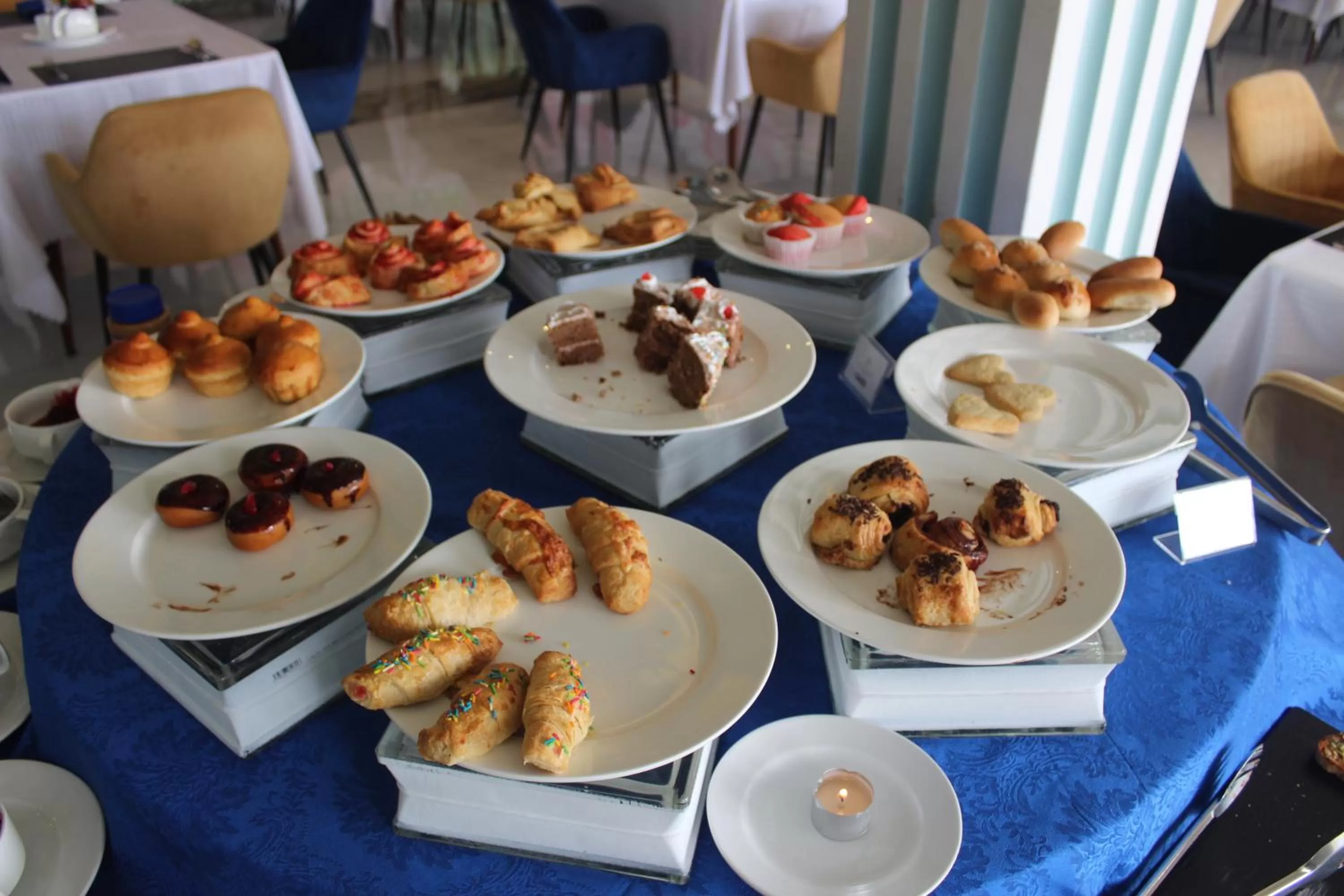 Continental breakfast in Hotel Horizon Entebbe