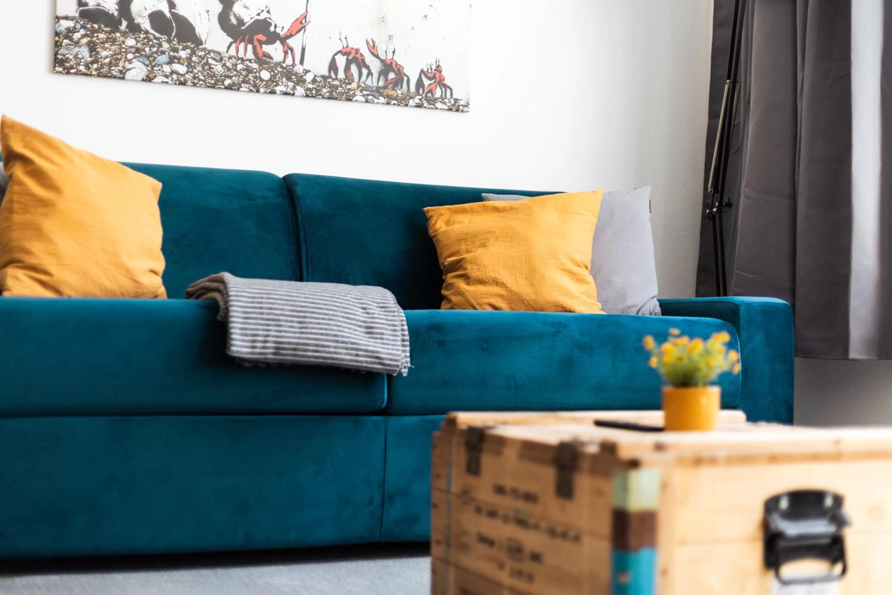 Living room in Apartments an der Oper - Innenstadt - Zentral - Küche - Wifi - Powered by Ko-Living