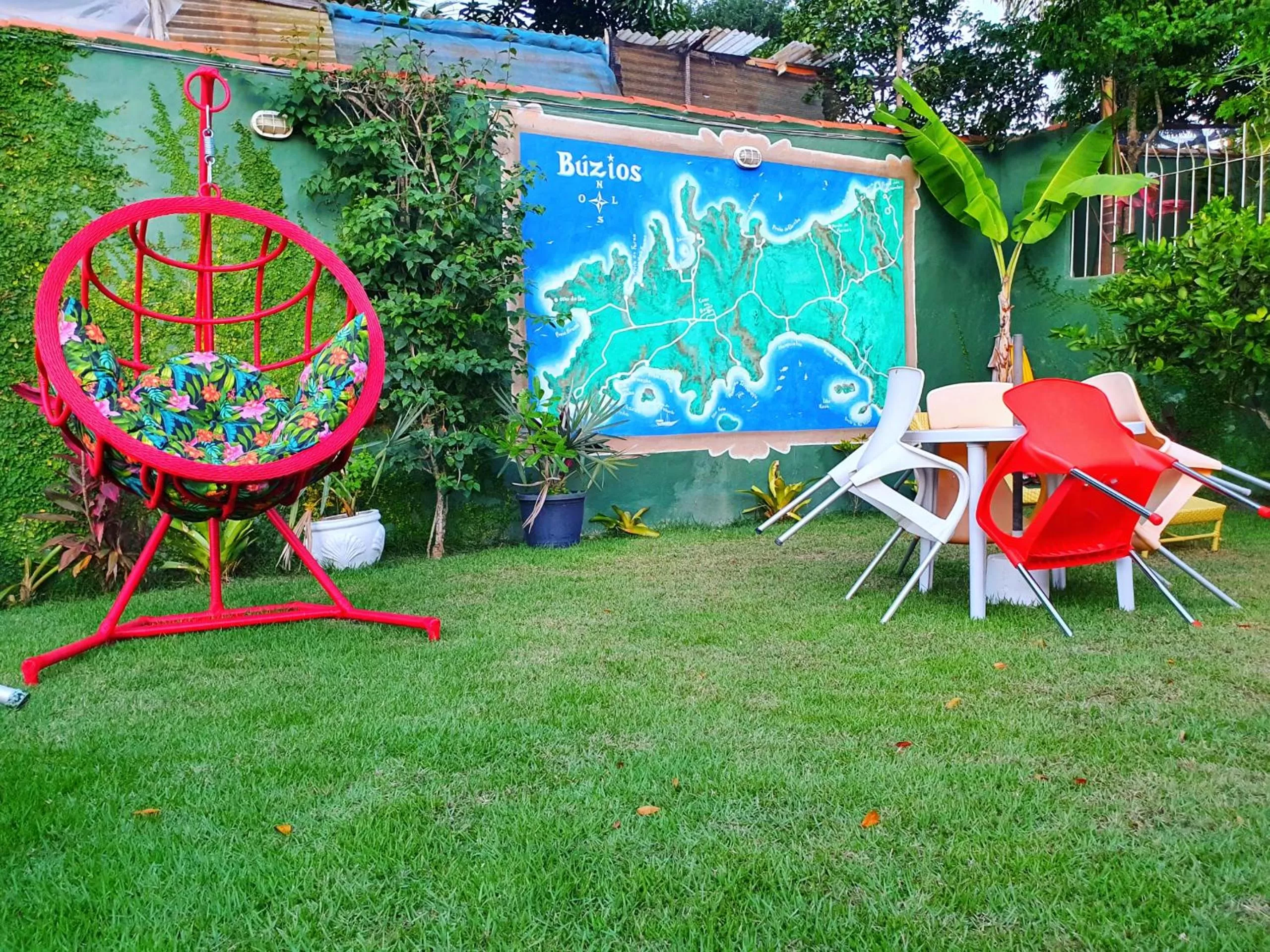 Garden view in Suítes Casa do Barão